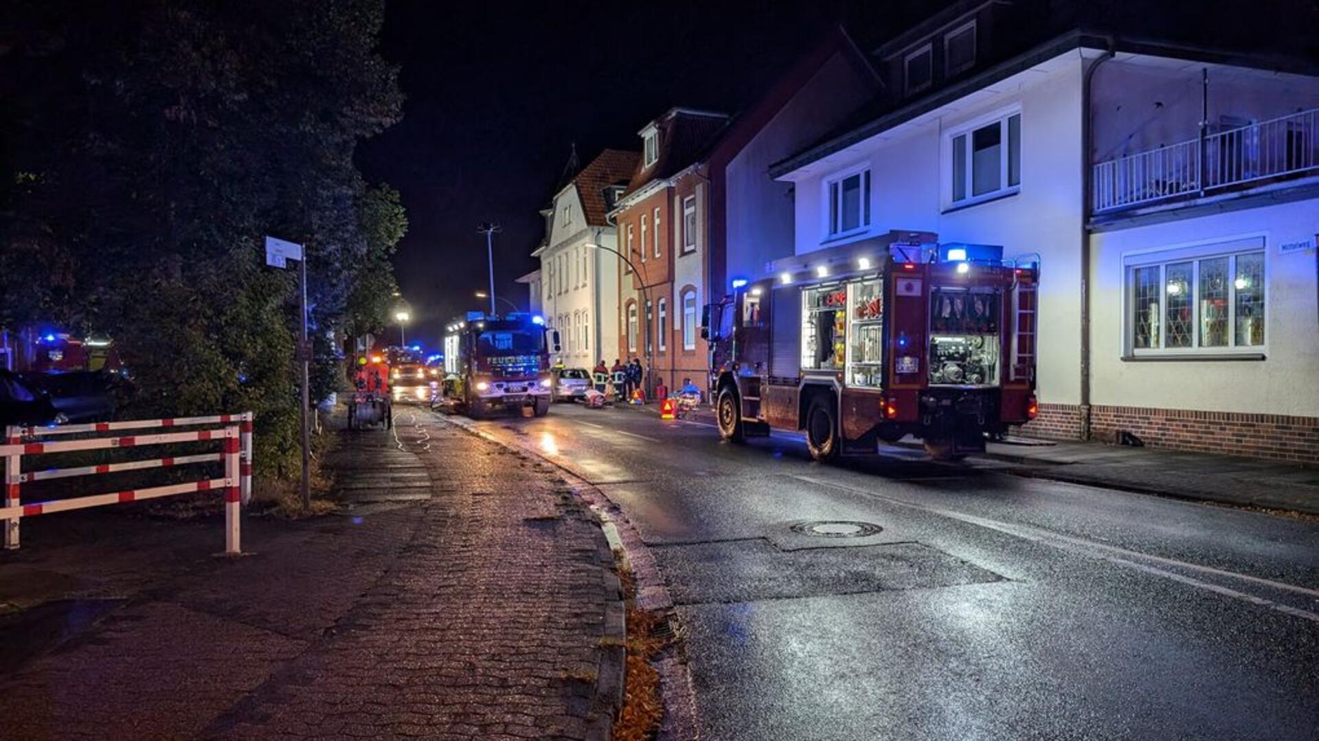 Fahrzeuge an der Einsatzstelle