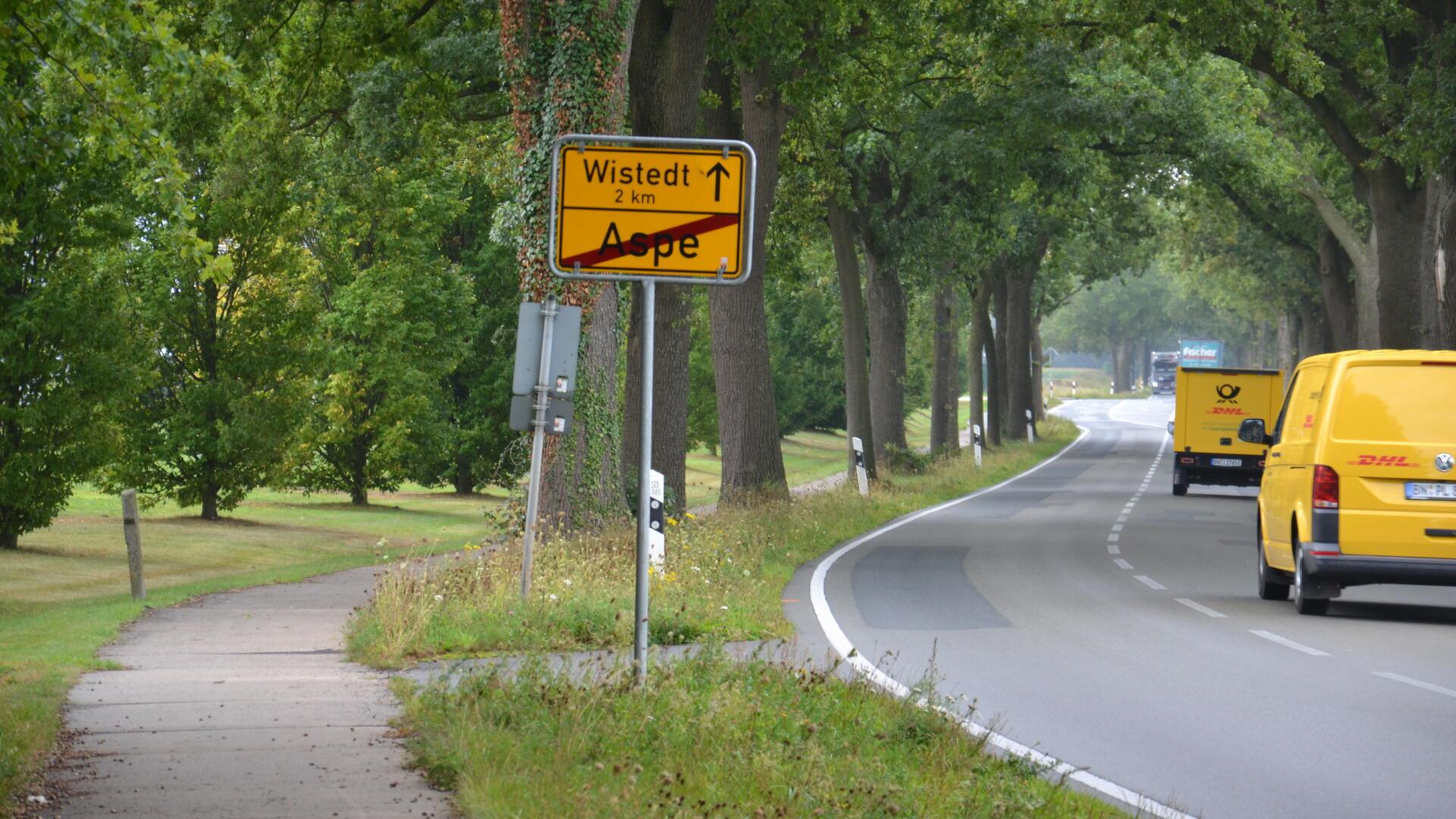 Straße nach Wistedt