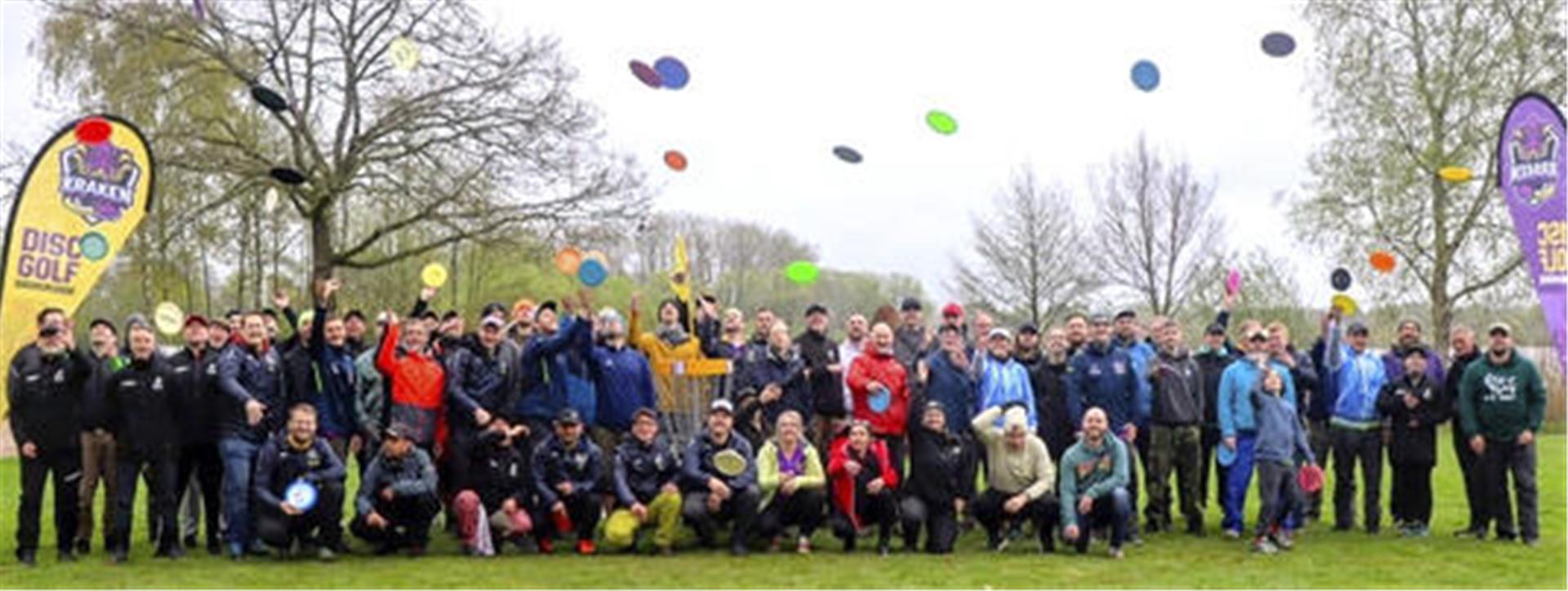 68 Aktive nahmen in diesem Jahr am Osterturnier der „Kraken“, der Discgolf-Abteilung im TSV Iselersheim, teil.