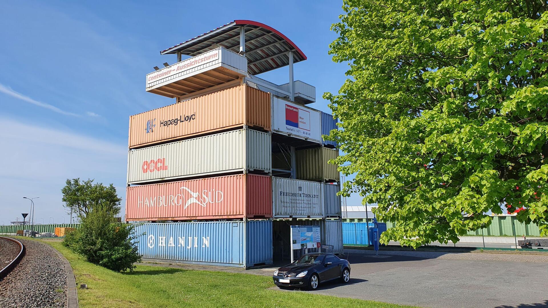 Container-Aussichtsturm