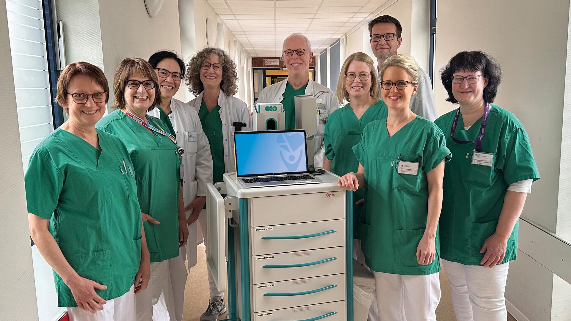 Das Team des Akutschmerzdienstes freut sich auf zahlreiche Besucher beim Aktionstag.