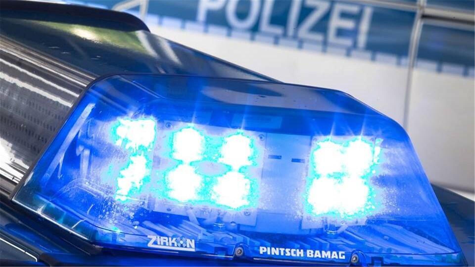Blaulicht eines Polizeiautos.
