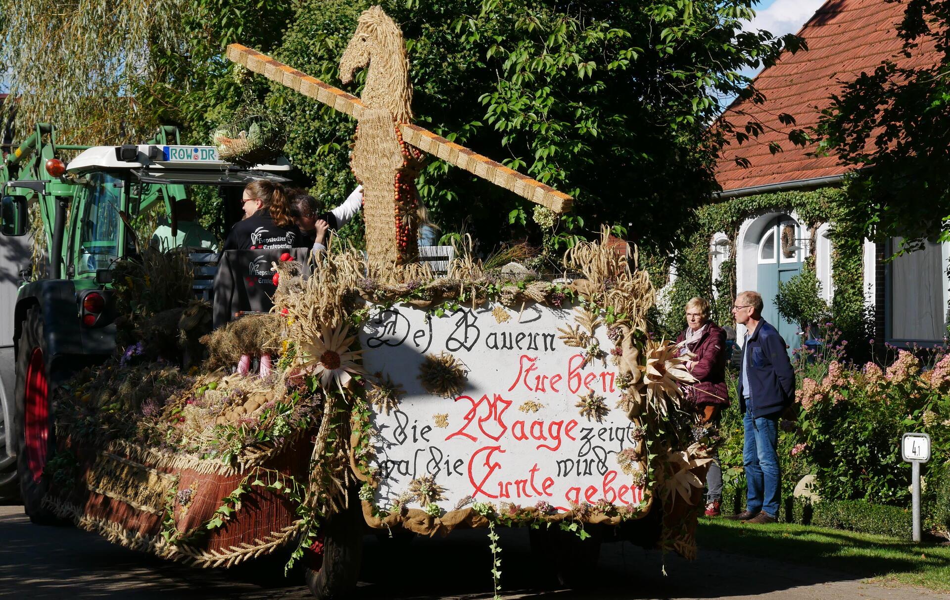 Erntewagenumzug in Tarmstedt