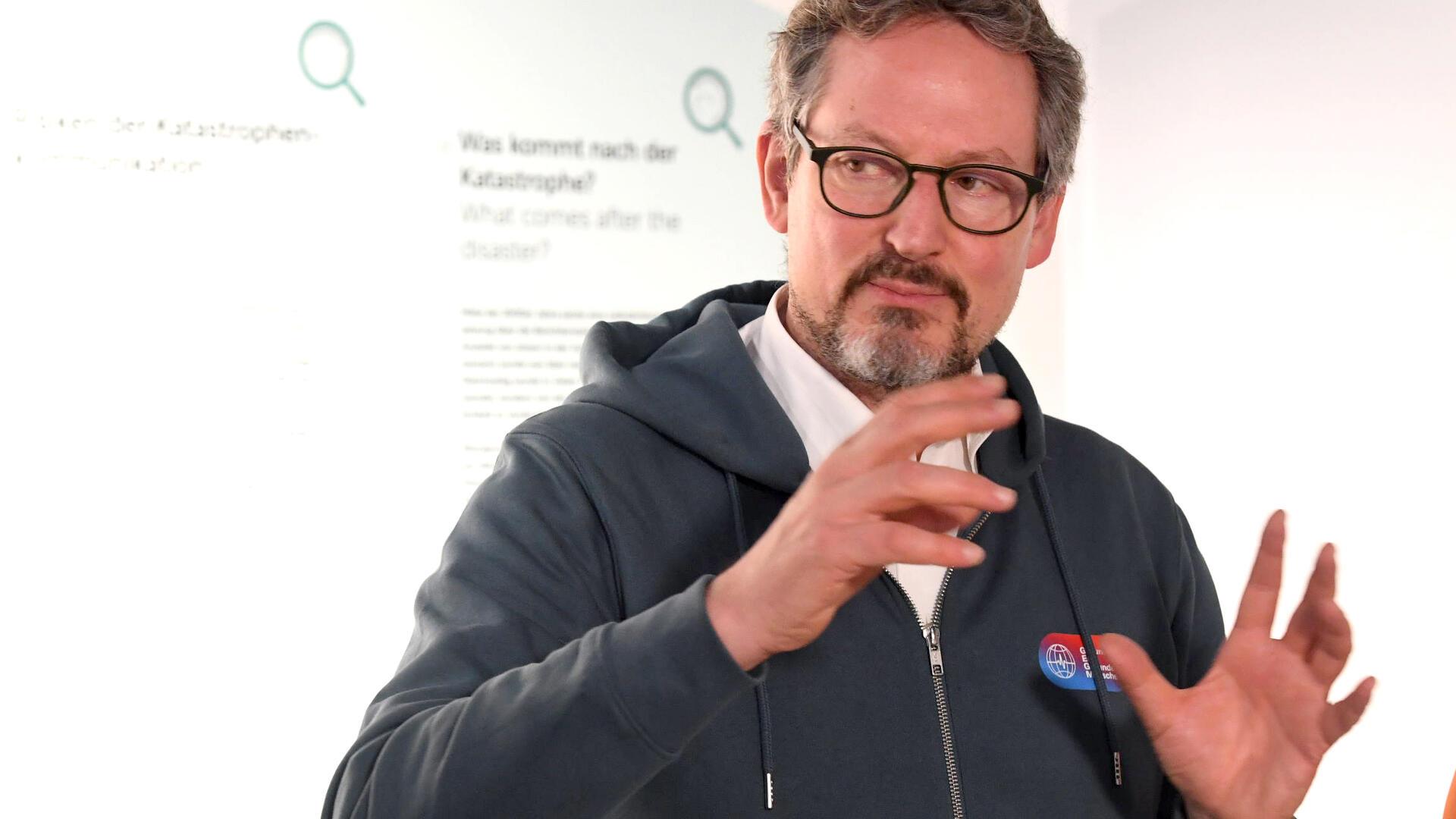 Dr. Eckart von Hirschhausen im Klimahaus Bremerhaven.