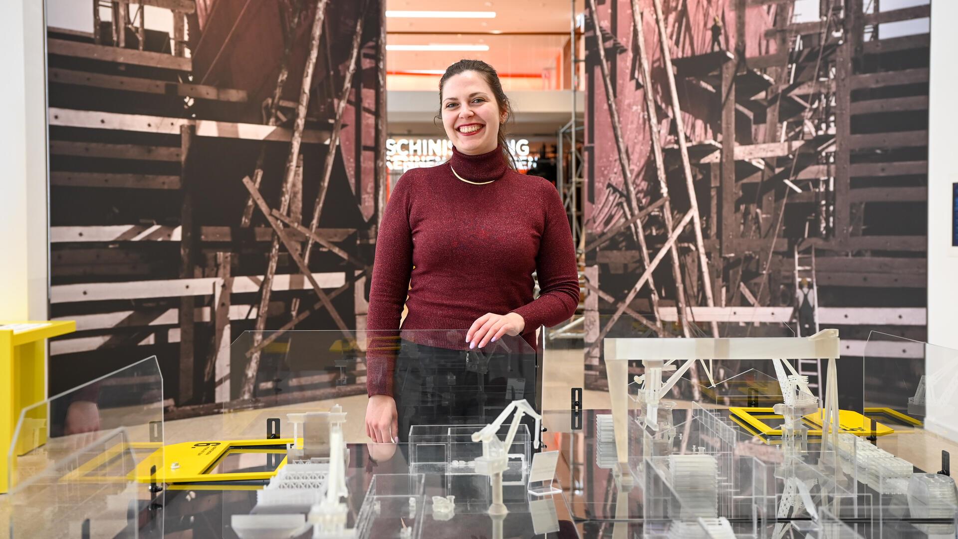 Anja Binkofski arbeitet im Schifffahrtsmuseum Bremerhaven.