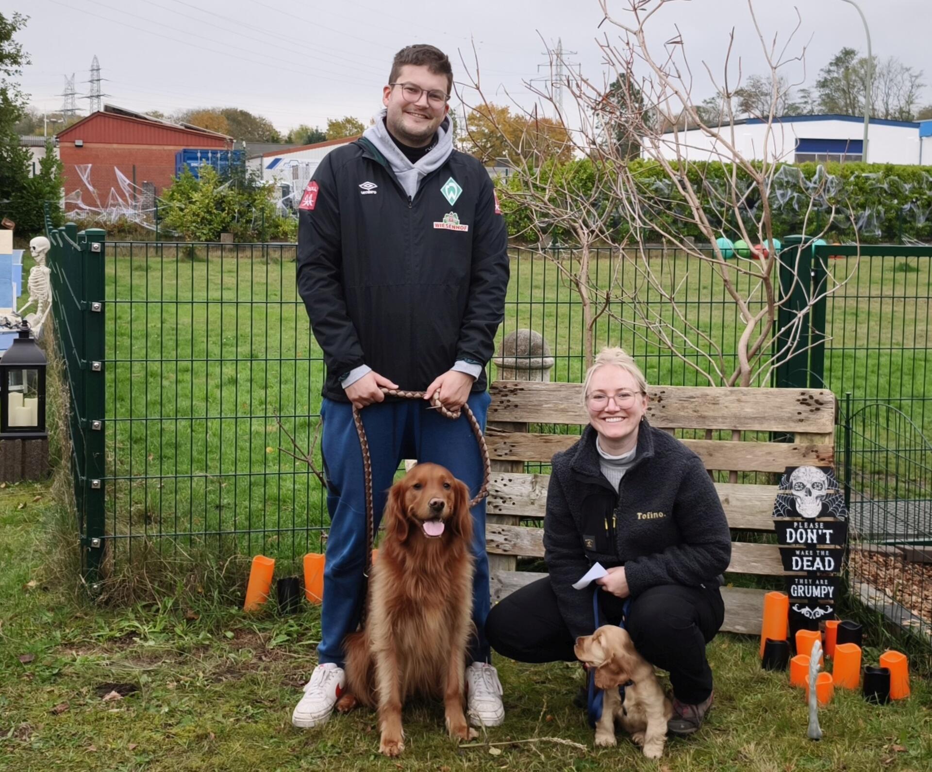 Auf dem Hundehof von Verena Heuwinkel in Bremerhaven gab es für Hunde und ihre B...