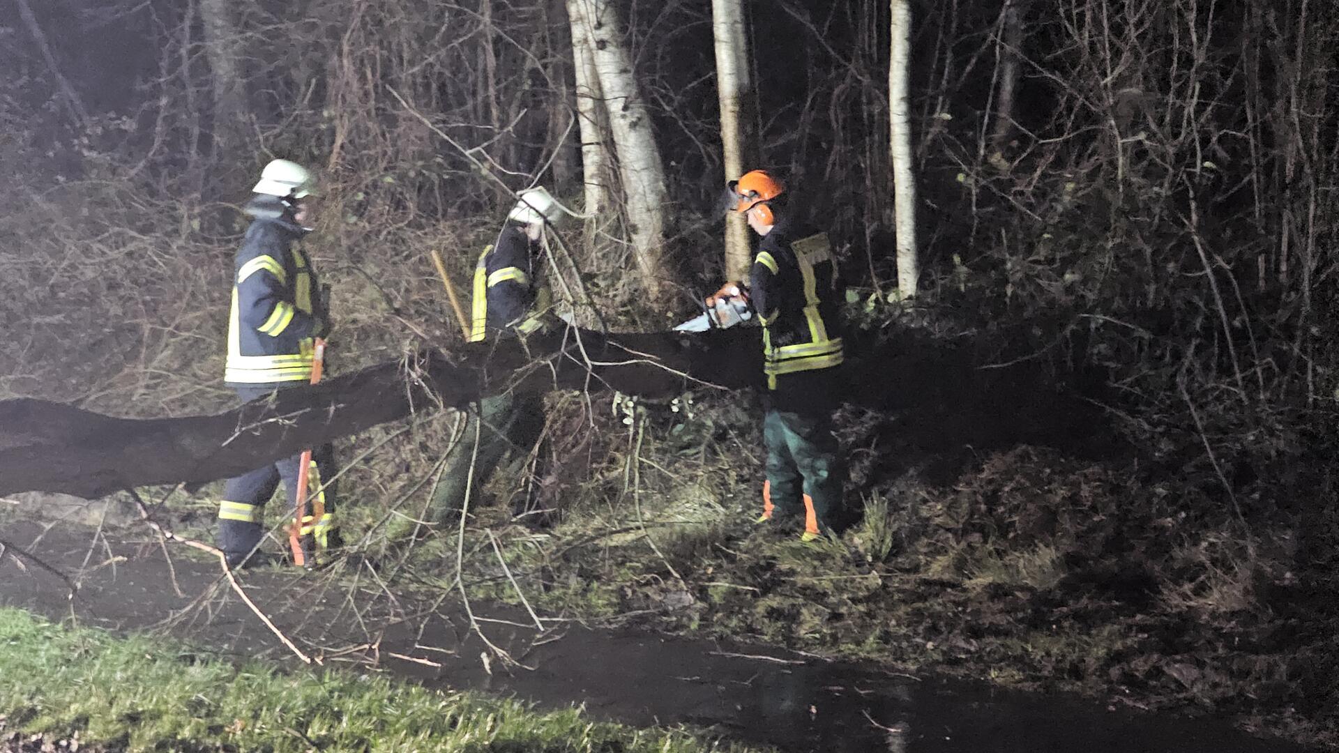 Auf der Osterweder Straße in Brillit war die Feuerwehr Brillit im Einsatz.