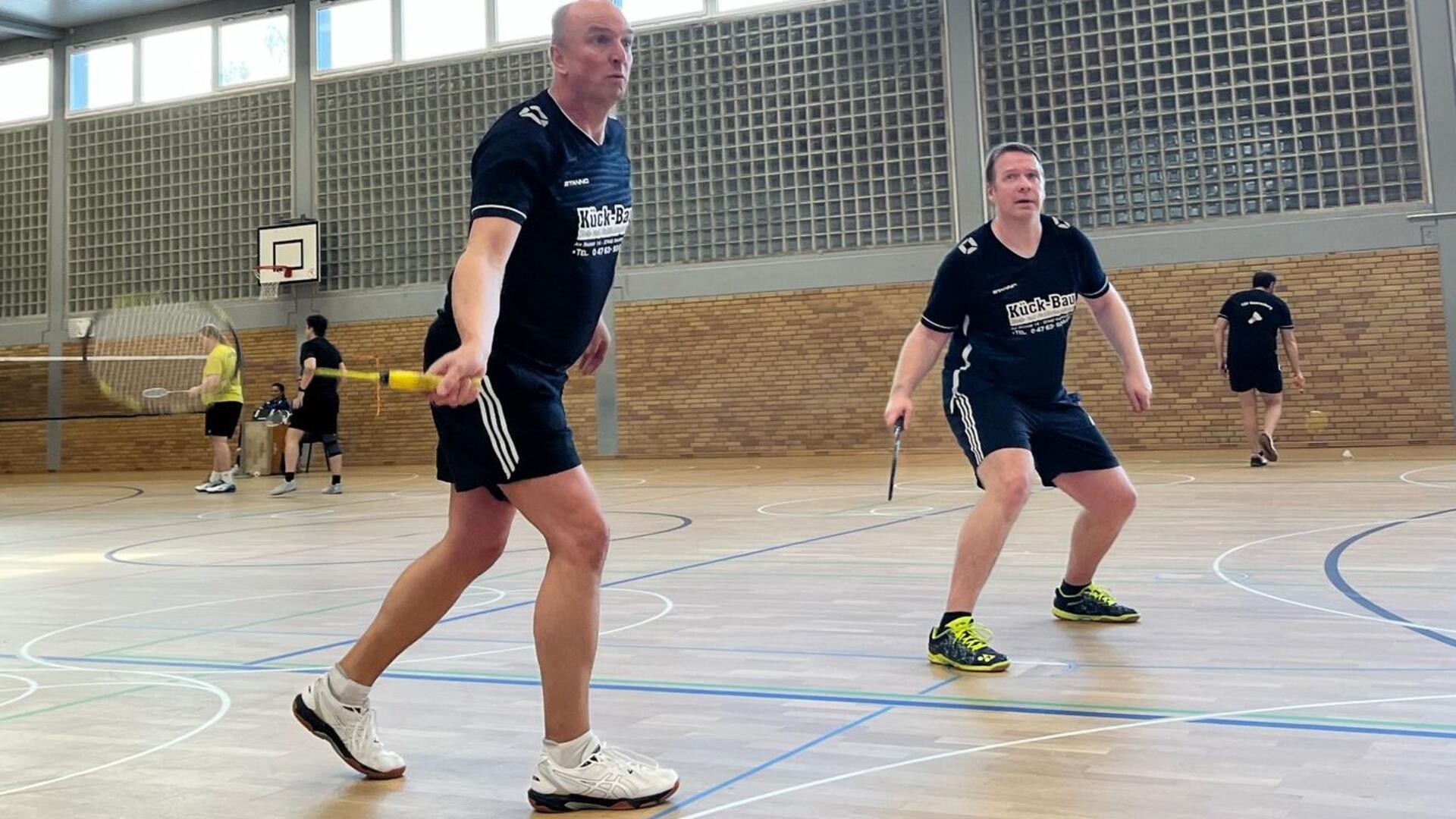 Axel Renken (links) und Stefan Meyer mussten gegen den BV Verden ihre erste Saisonniederlage im Doppel hinnehmen.