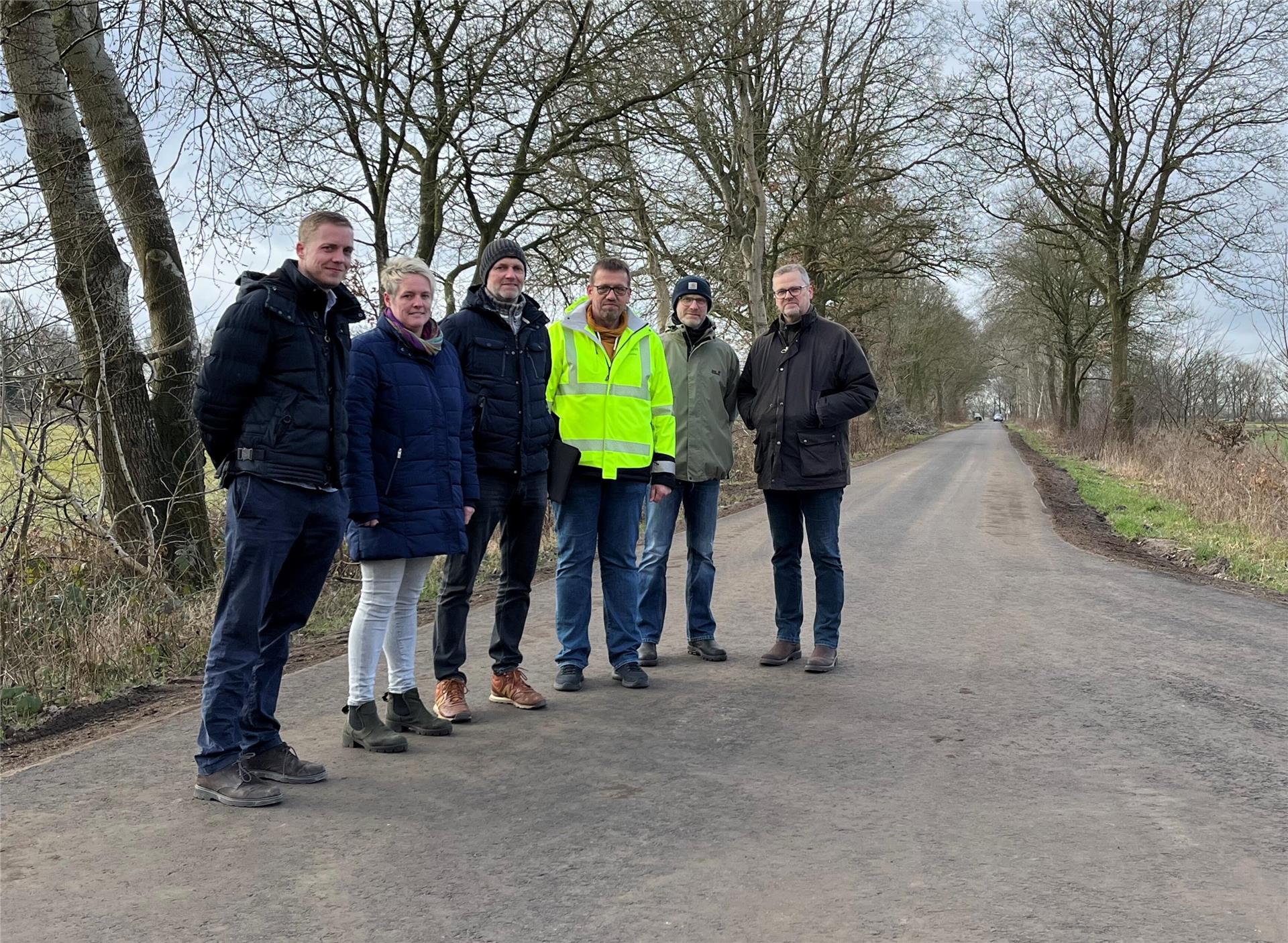 Bauabnahme Wirtschaftsweg in Köhlen