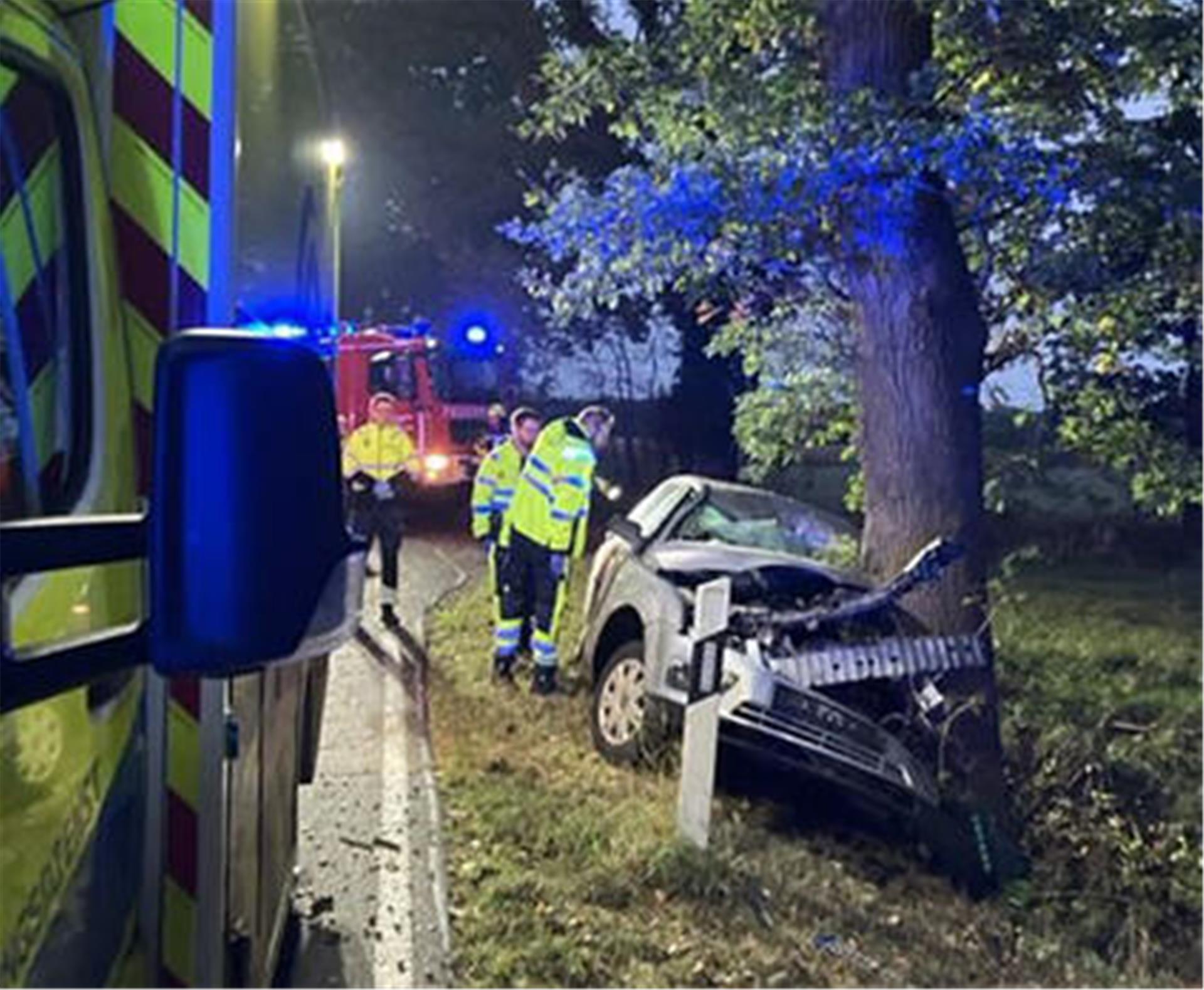 Bei dem Verkehrsunfall auf der L 128 wurde das Auto des Gnarrenburger komplett zerstört.