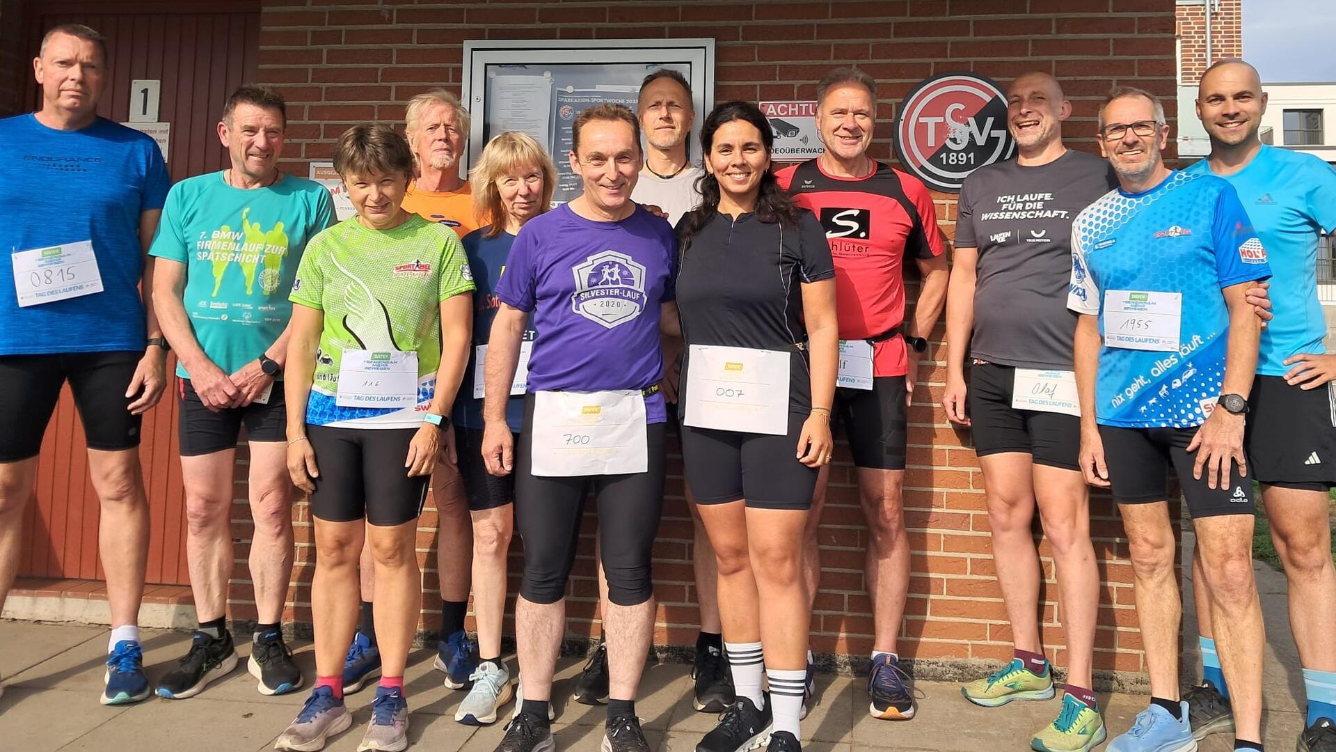 Beteiligten sich am deutschlandweiten „Tag des Laufens“: die Aktiven des Lauftreffs im TSV Gnarrenburg.