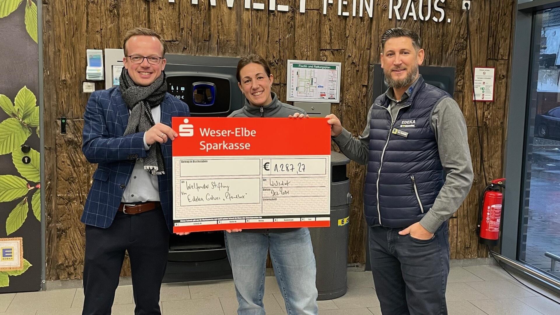 Spendenübergabe