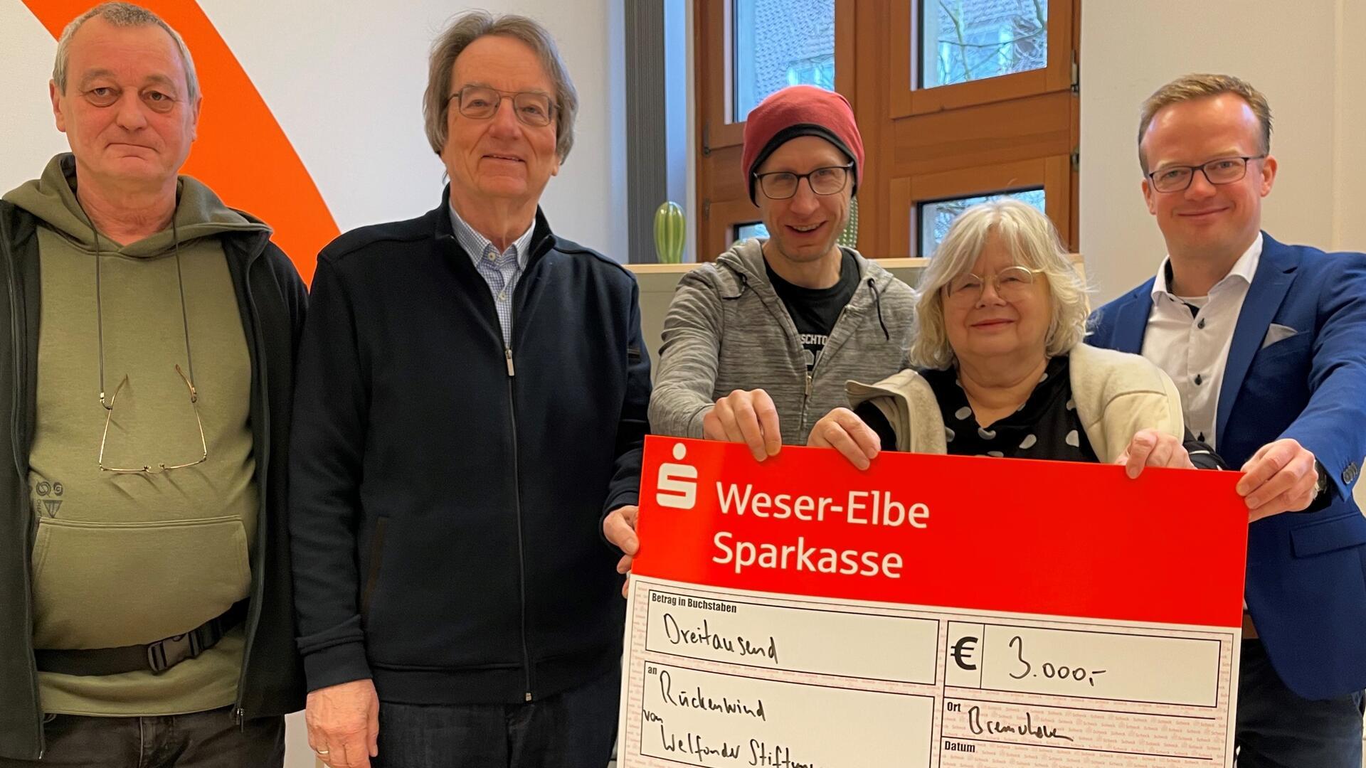 3.000 Euro von der Welfonder-Stiftung für Rückenwind