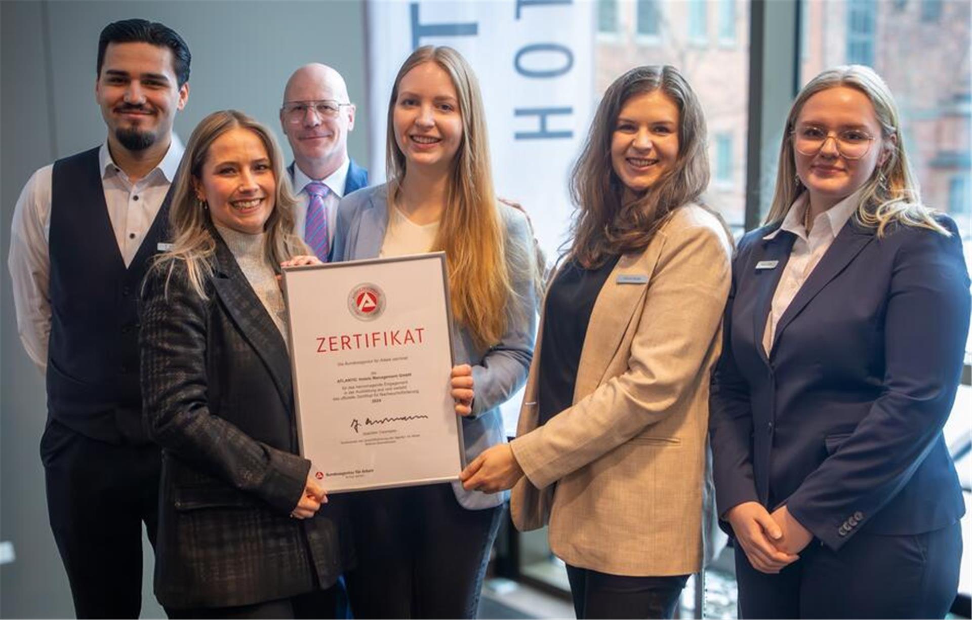 Atlantic-Hotels für Ausbildungs-Engagement ausgezeichnet