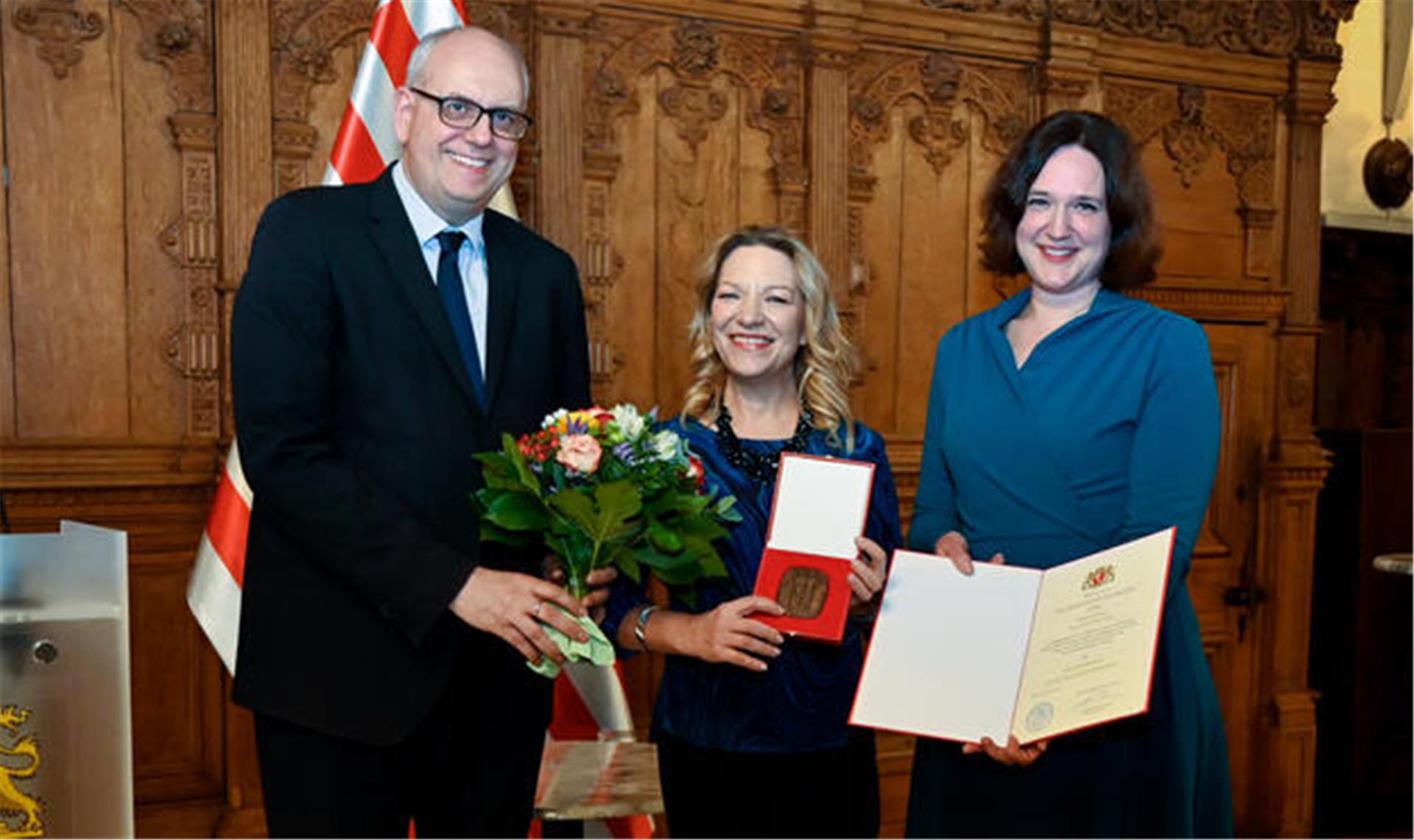 Prof. Antje Boetius, Direktorin des AWI, bekommt eine hohe Auszeichnung vom Land Bremen