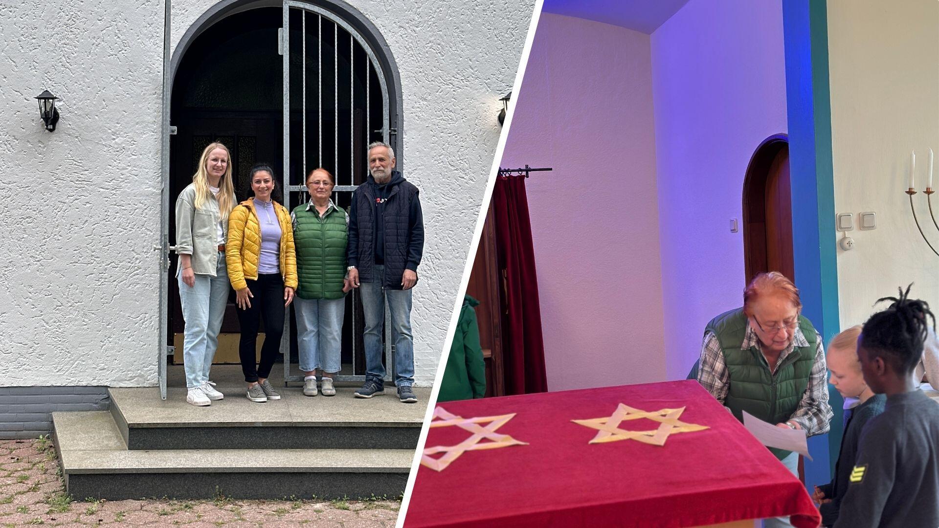 Goetheschülerinnen und Goetheschüler besuchen Synagoge in Bremerhaven