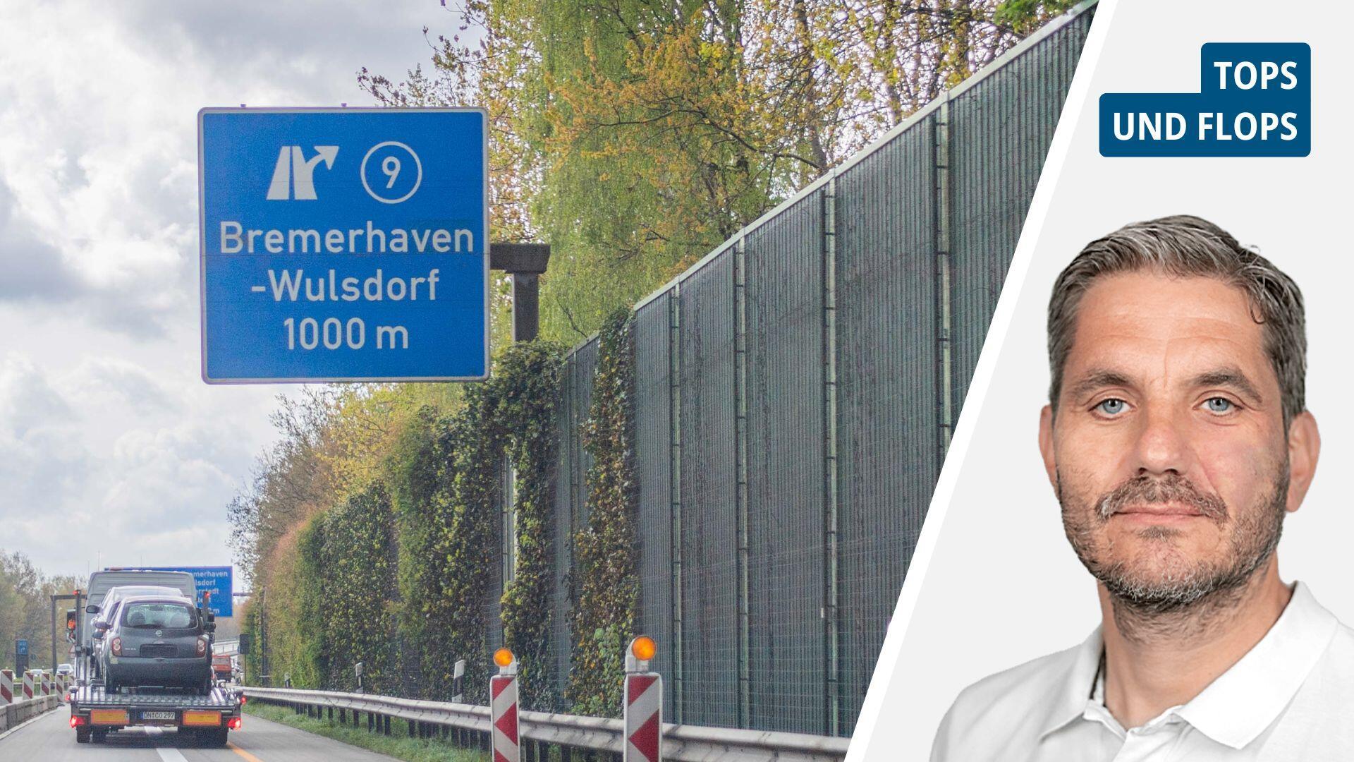 Eine Autobahnausfahrt