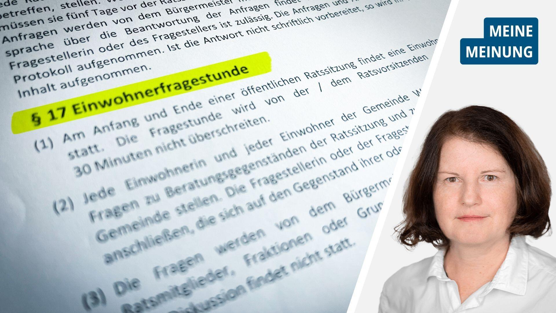 Paragraf 17 der Geschäftsordnung der Gemeinde Wurster Nordseeküste regelt den Ablauf von Einwohnerfragestunden.