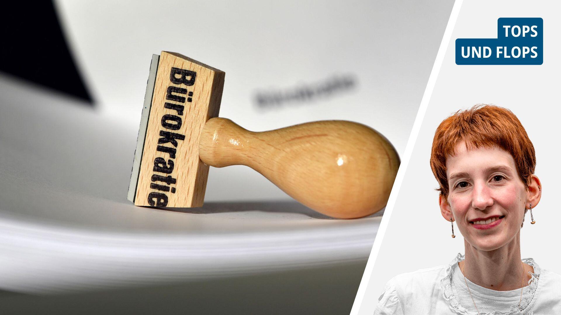 Stempel mit der Aufschrift „Bürokratie“