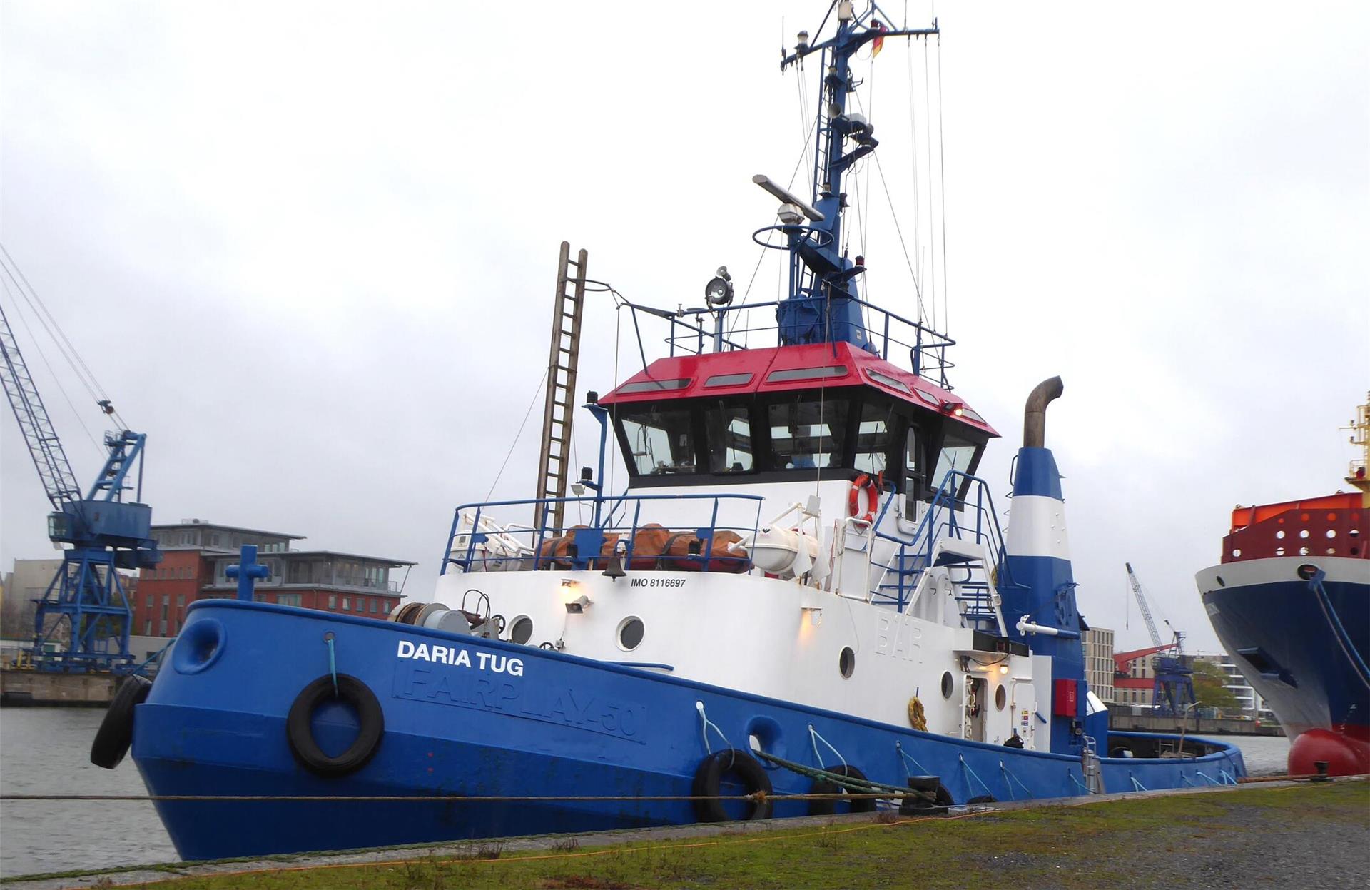 Nach mehr als 40 Jahren in Bremerhaven verlässt der Schlepper „Fairplay 50“ die Seestadt – wann genau, ist noch offen.