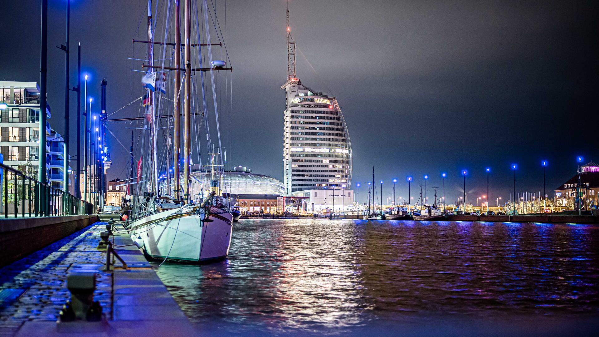 Ein Hafen.