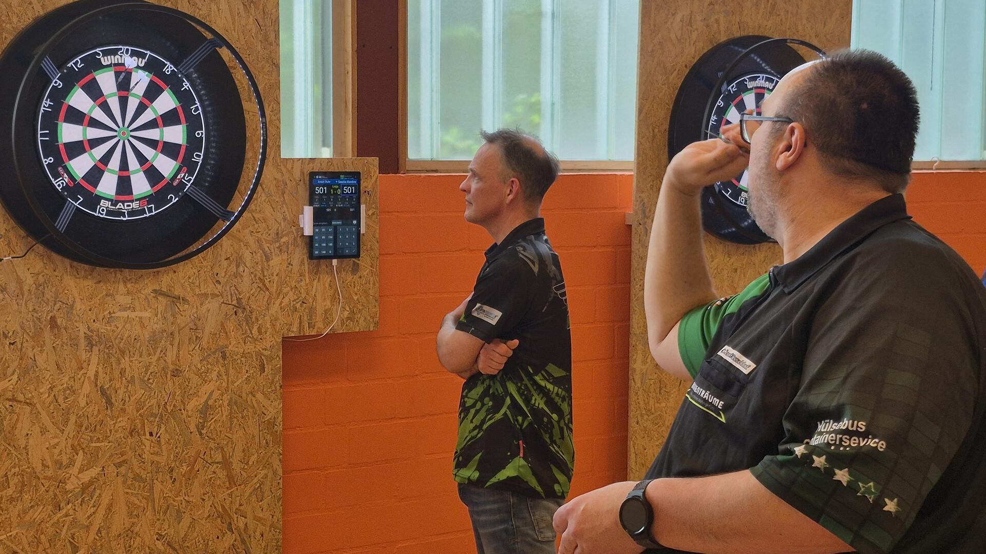 Bundesligaspieler Sascha Wandrey vom DC Vegesack schied im Viertelfinale gegen den späteren Finalisten Anton Buhr aus.