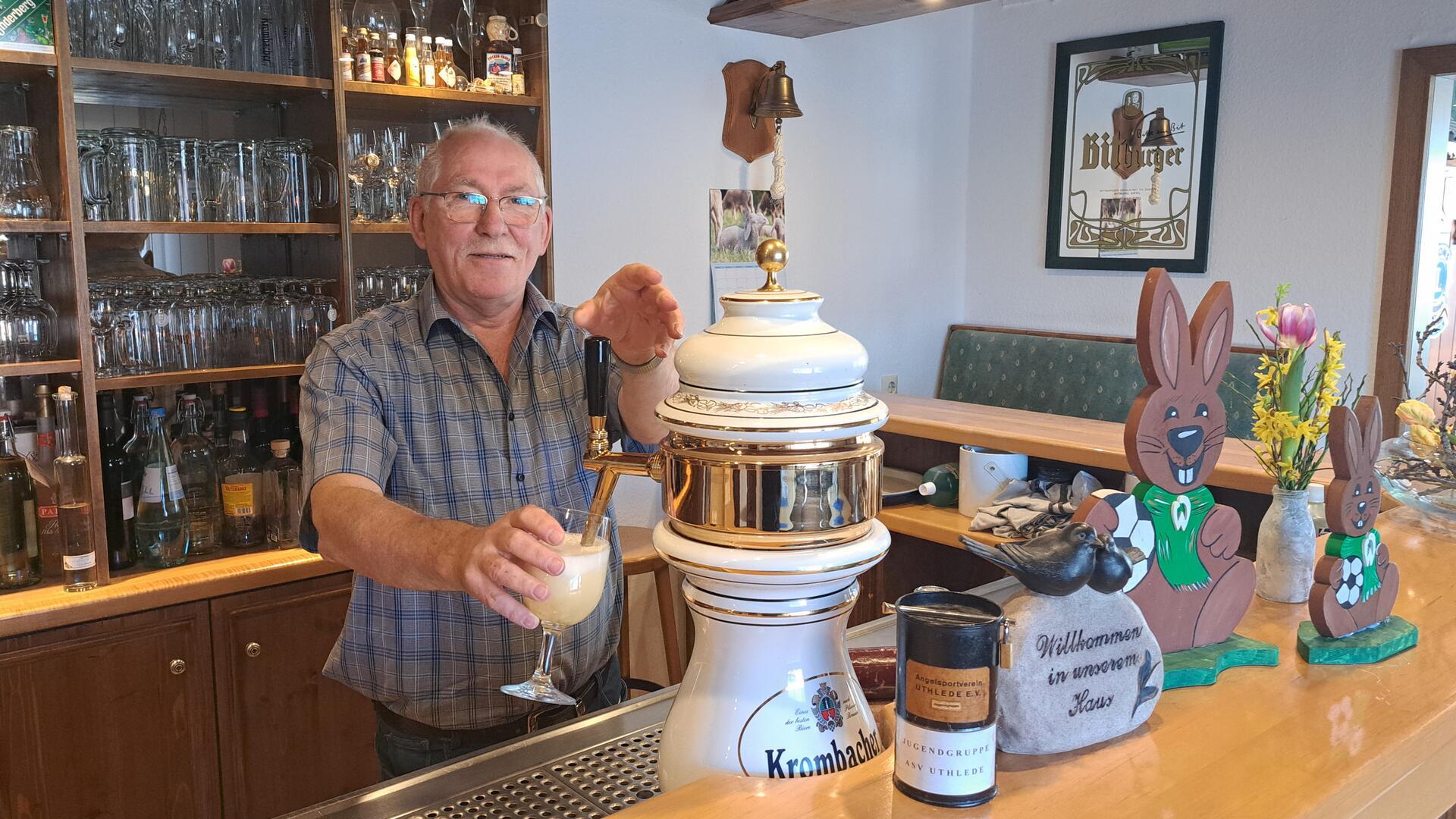 Carsten Fischer betreibt seit 40 Jahren das Gasthaus Würger in Uthlede. 