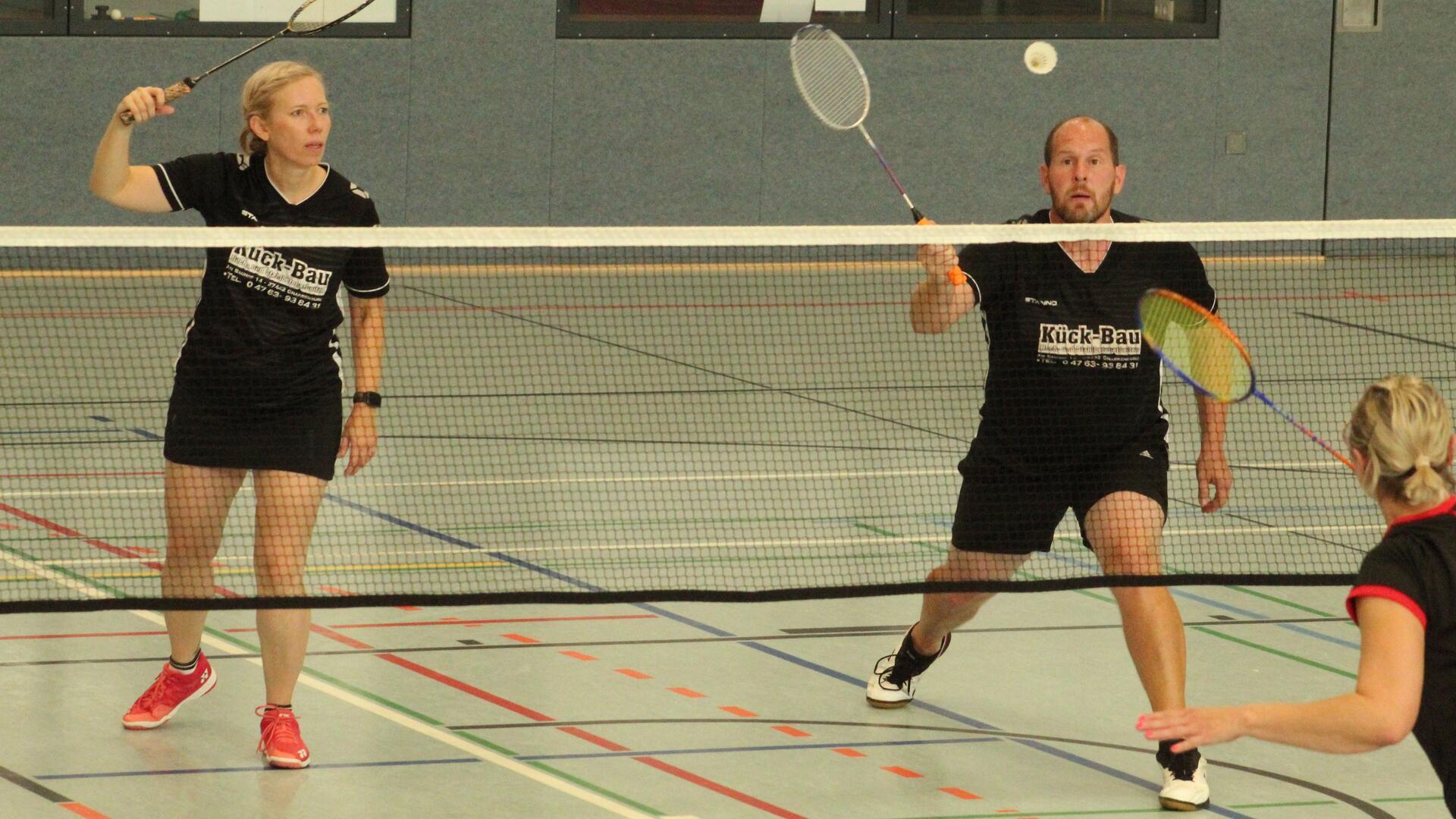 Christin Kästner und Christian Tiedgen sorgten gegen Verden für das 4:4.