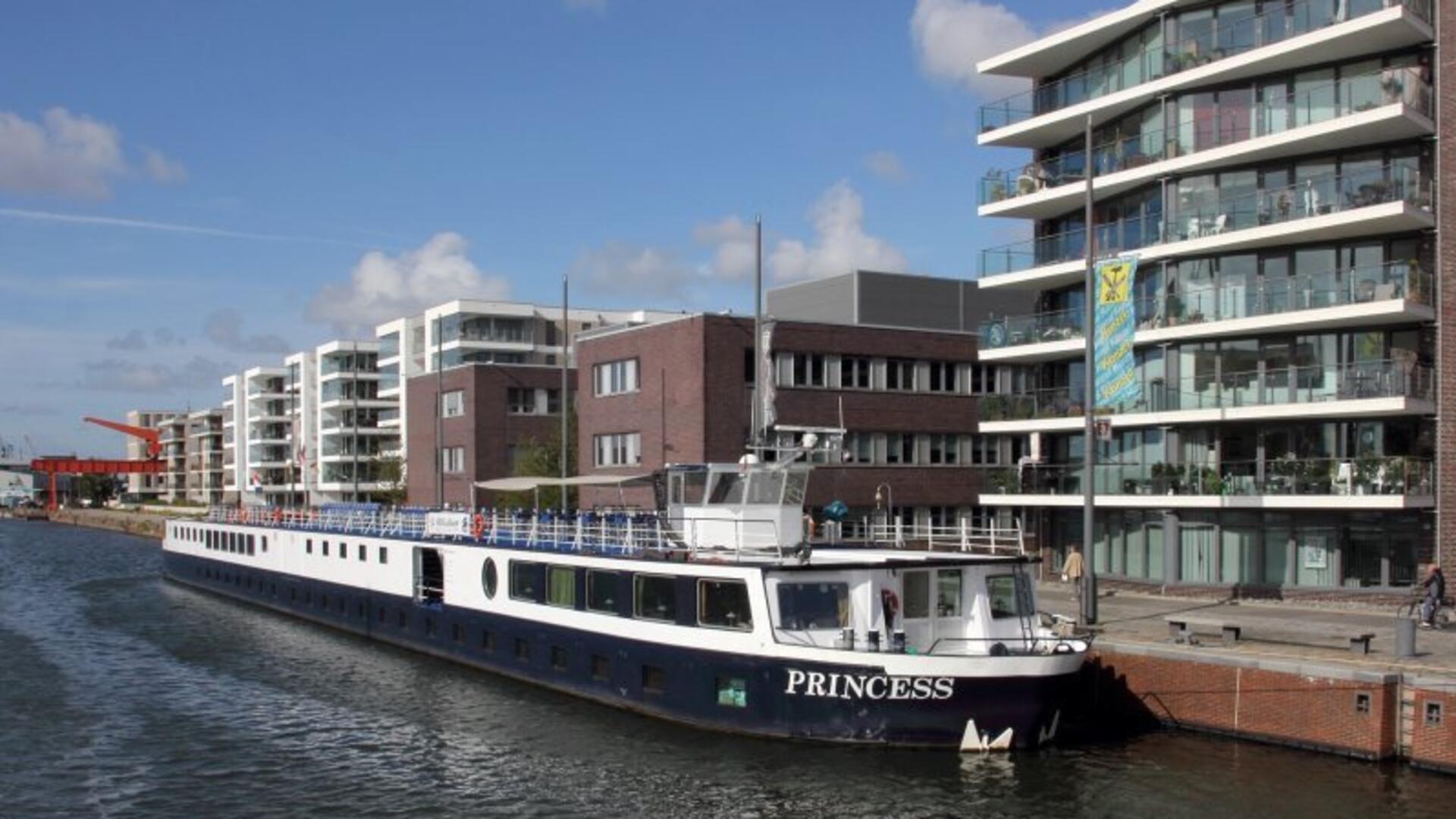 Das Flusskreuzfahrtschiff „Princess“ wird im Herbst mehrfach in der Seestadt erwartet.