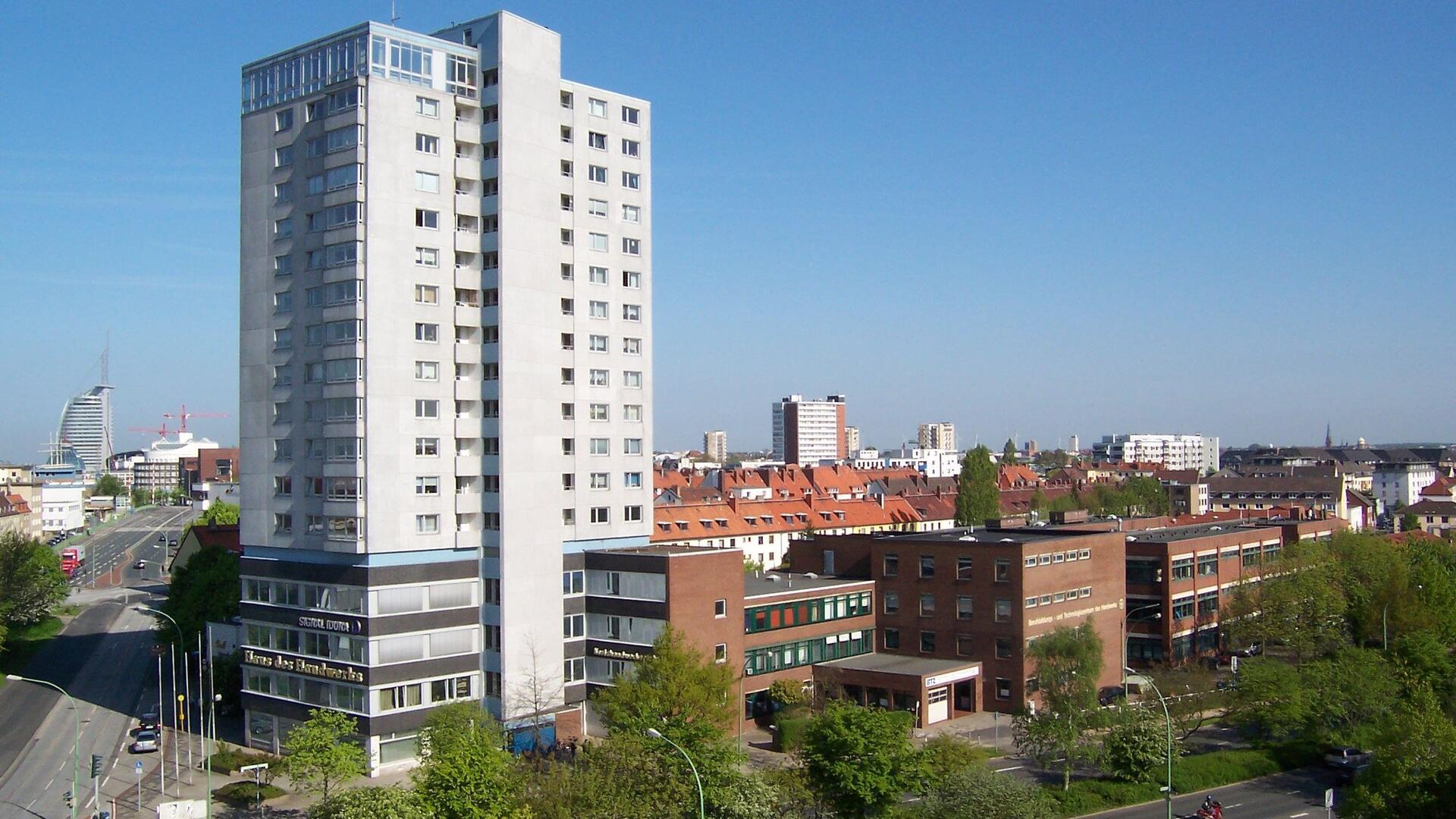 Das Haus des Handwerks am Elbinger Platz ist bekannt. Jetzt hat es eine spektakuläre Ebene.