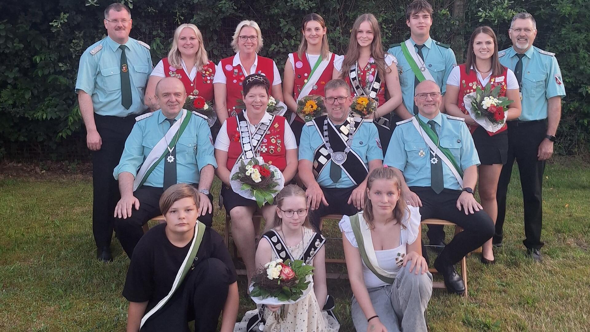 Das Königshaus der Schützinnen und Schützen aus Badenstedt.