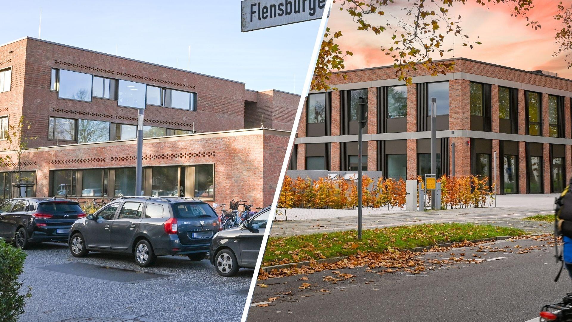 Das Schulzentrum Hamburger Straße und die Neue Oberschule Lehe.