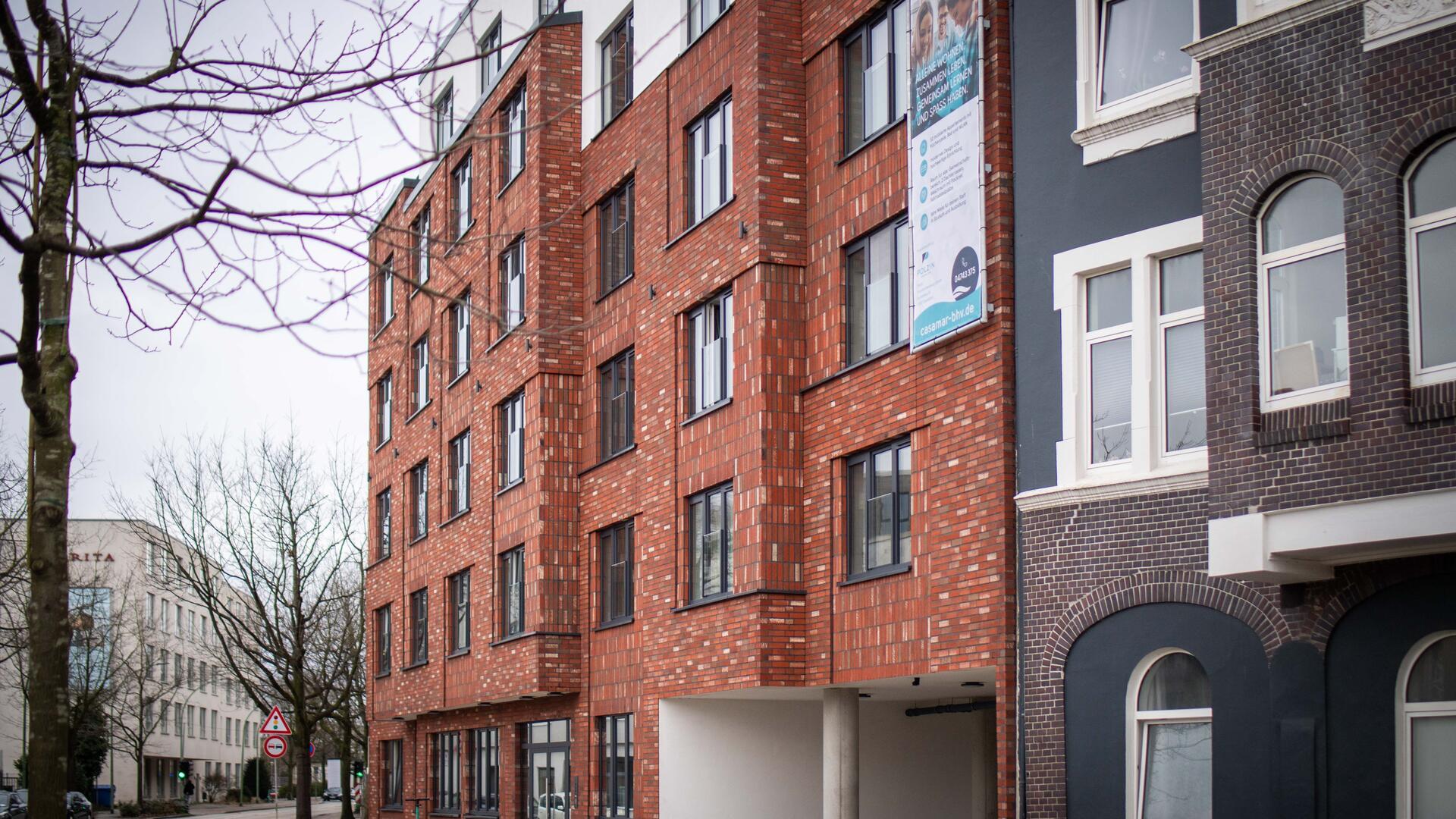 Studentenwohnheim Deichstraße Bremerhaven Außenansicht