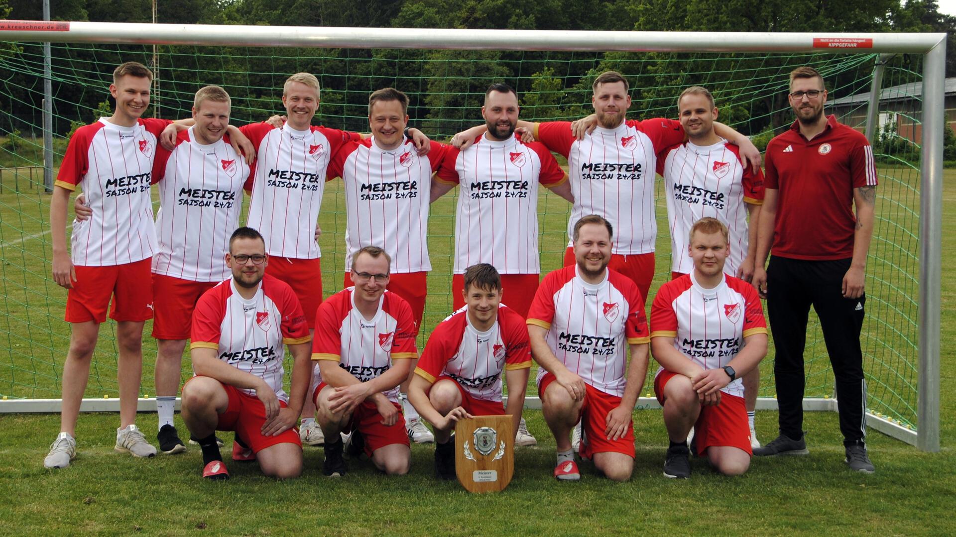 Das Team des SV Sandbostel II wurde Meister in der neu geschaffenen 5. Kreisklasse für 7er-Teams.