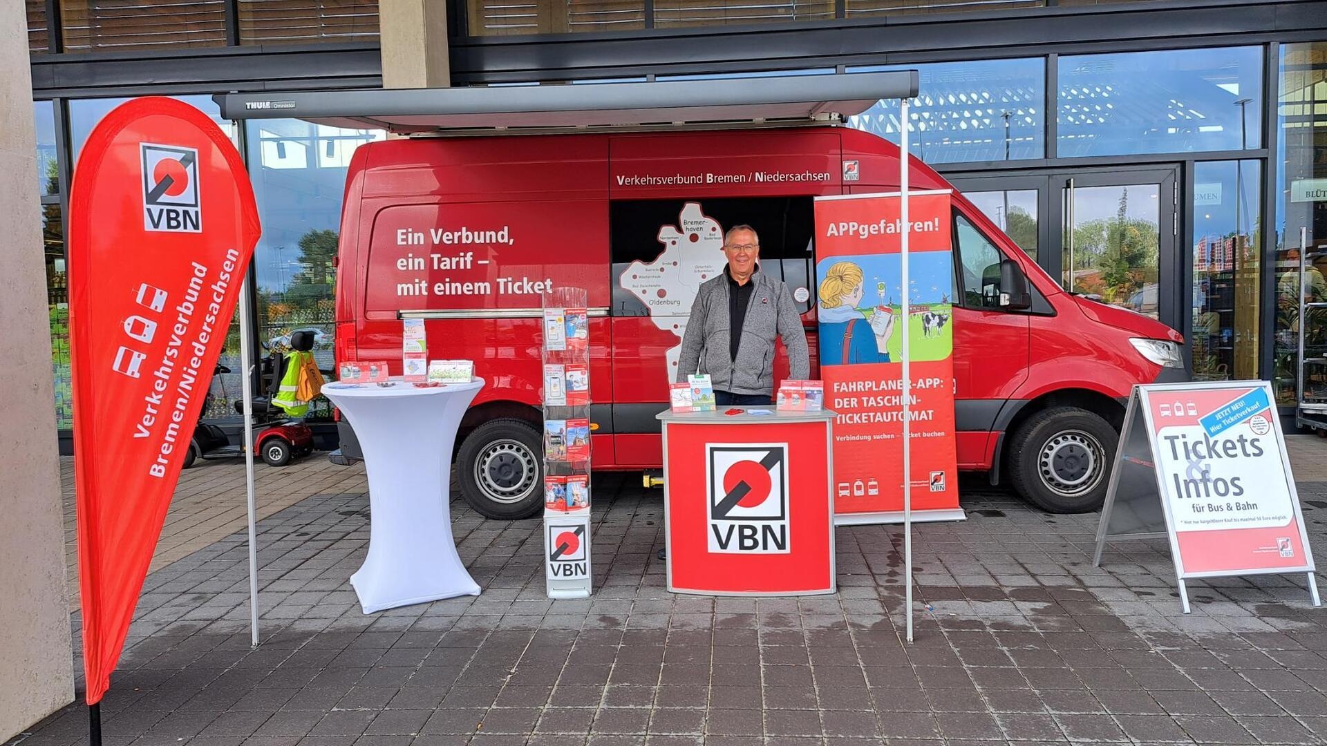 Das VBN-Mobil mach am Dienstag, 15. April, in Gnarrenburg Station.