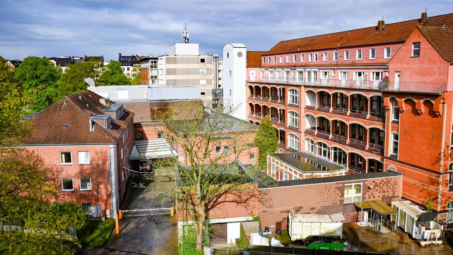 Ein Gebäude in Bremerhaven
