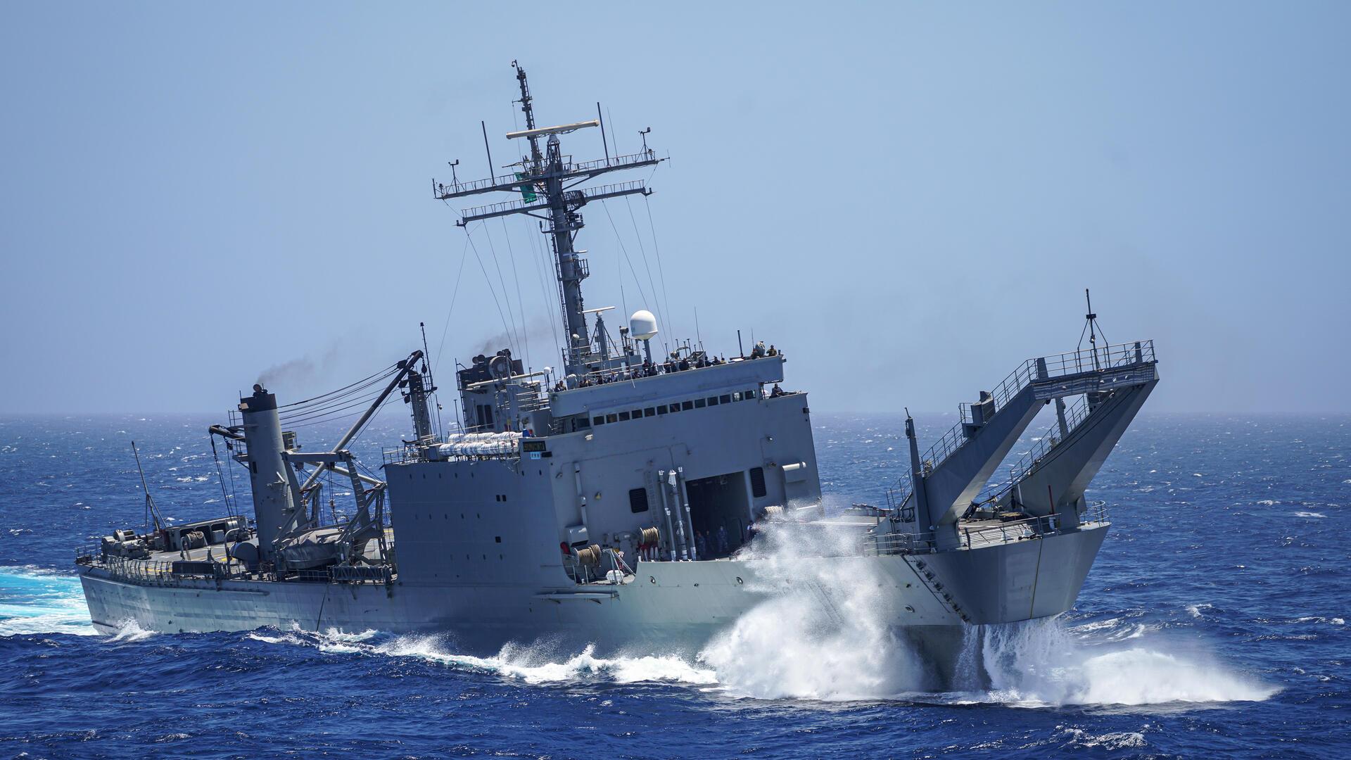 Das mexikanische Landungsschiff „Usumacinta“ nahm im Juni 2024 an der internationalen Formationsfahrt von Kalifornien nach Hawaii teil. Mit dabei waren auch Schiffe der deutschen Marine. 