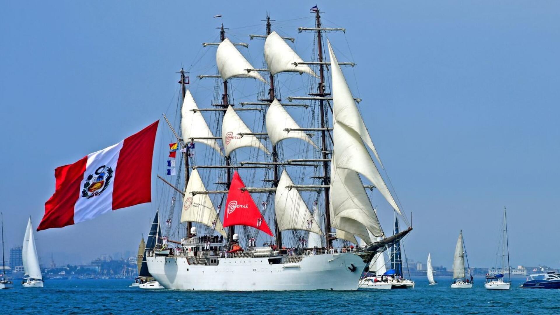 Das peruanische Segelschulschiff „Unión“ ist stolze 115 Meter lang und kommt zum ersten Mal nach Bremerhaven. 