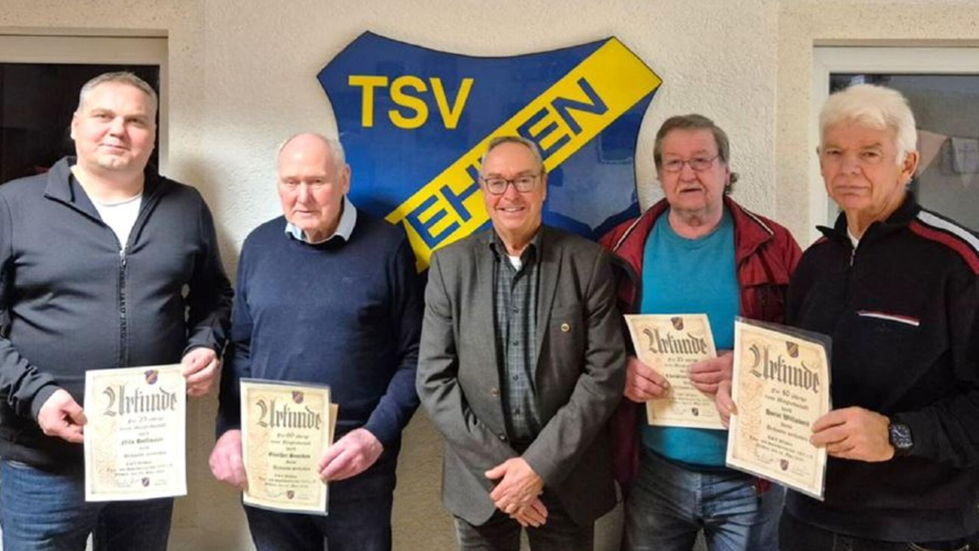 Von links: Nils Hoffmann, Günther Sancken, Hans-Hinrich Brandes, Barney Scholz, Horst Willuweit