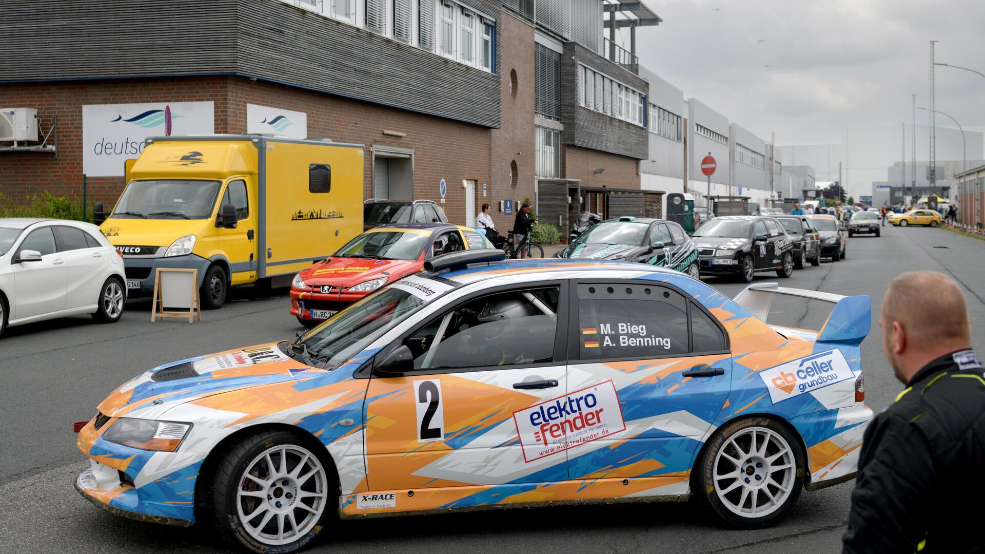 Der ADAC Rallye-Sprint ließ den Fischereihafen am Sonntag zur Rennstrecke werden.