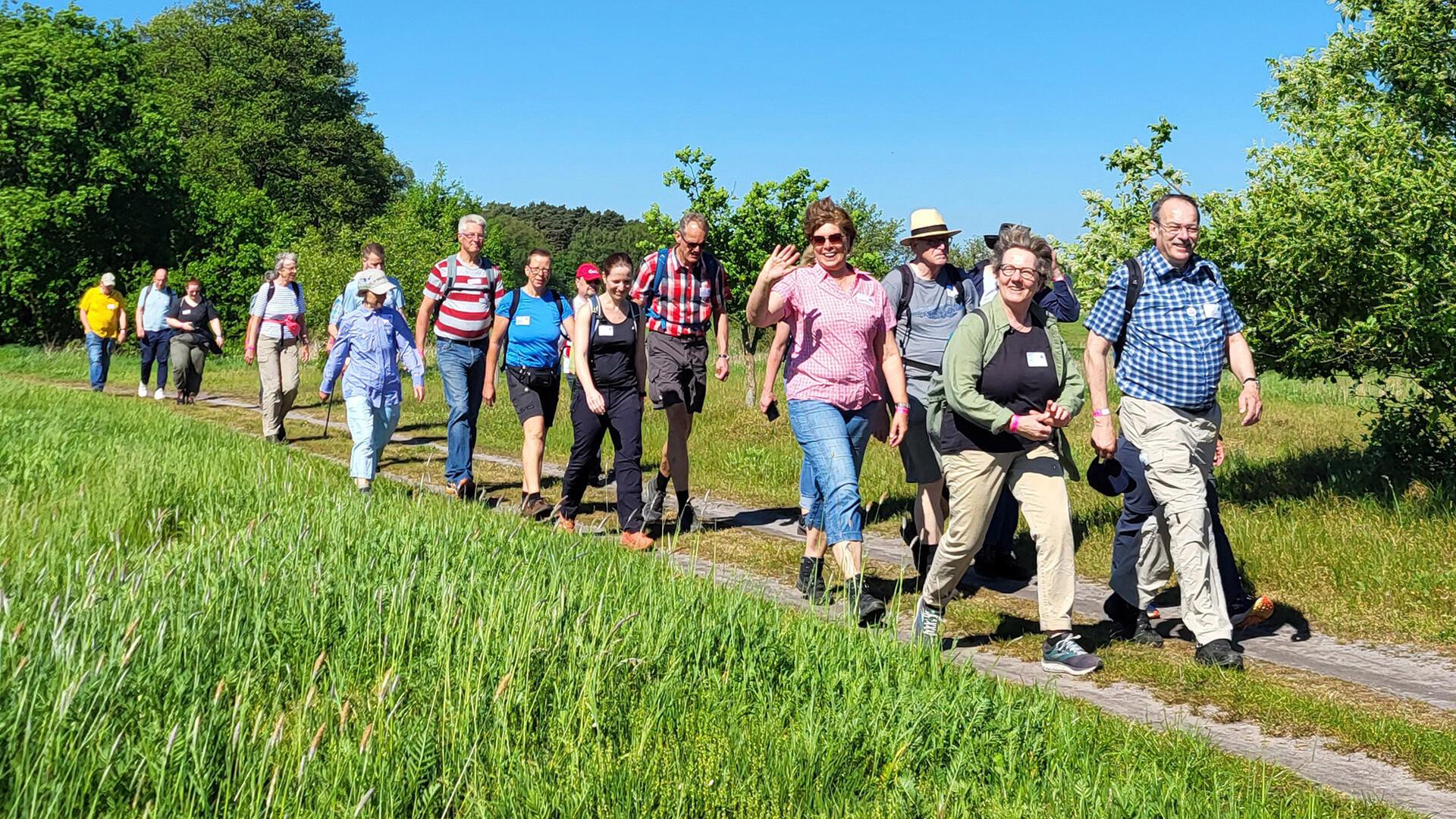 Der Deutsche Wanderverband ist am Tag des Wanderns zu Gast in der Nordpfade-Wanderregion. Foto: Touristikverband Landkreis Rotenburg