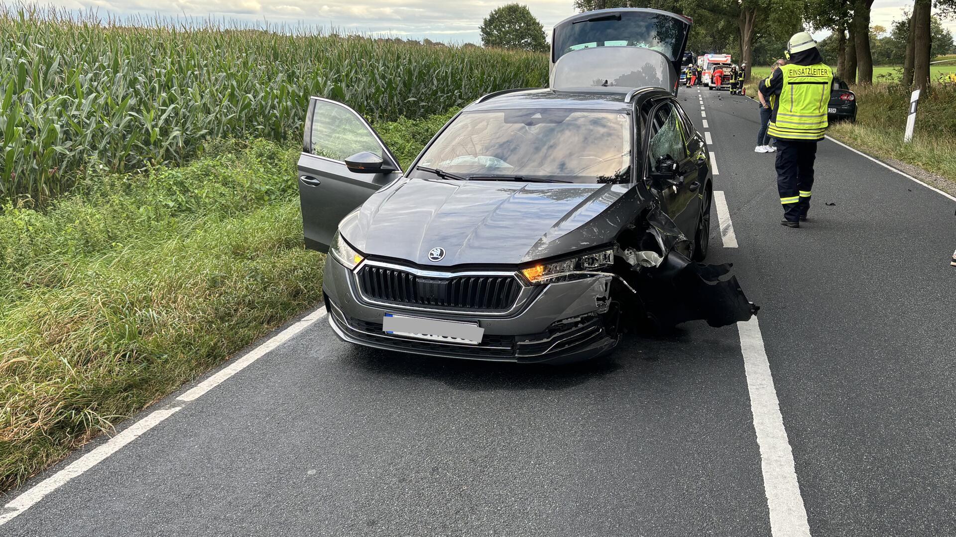 Der Fahrer des Skoda wurde ebenfall verletzt.