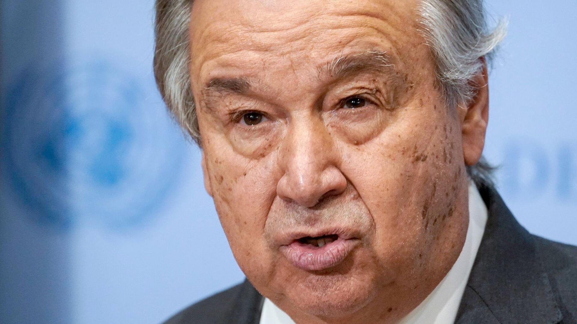 Der Generalsekretär der Vereinten Nationen, António Guterres.