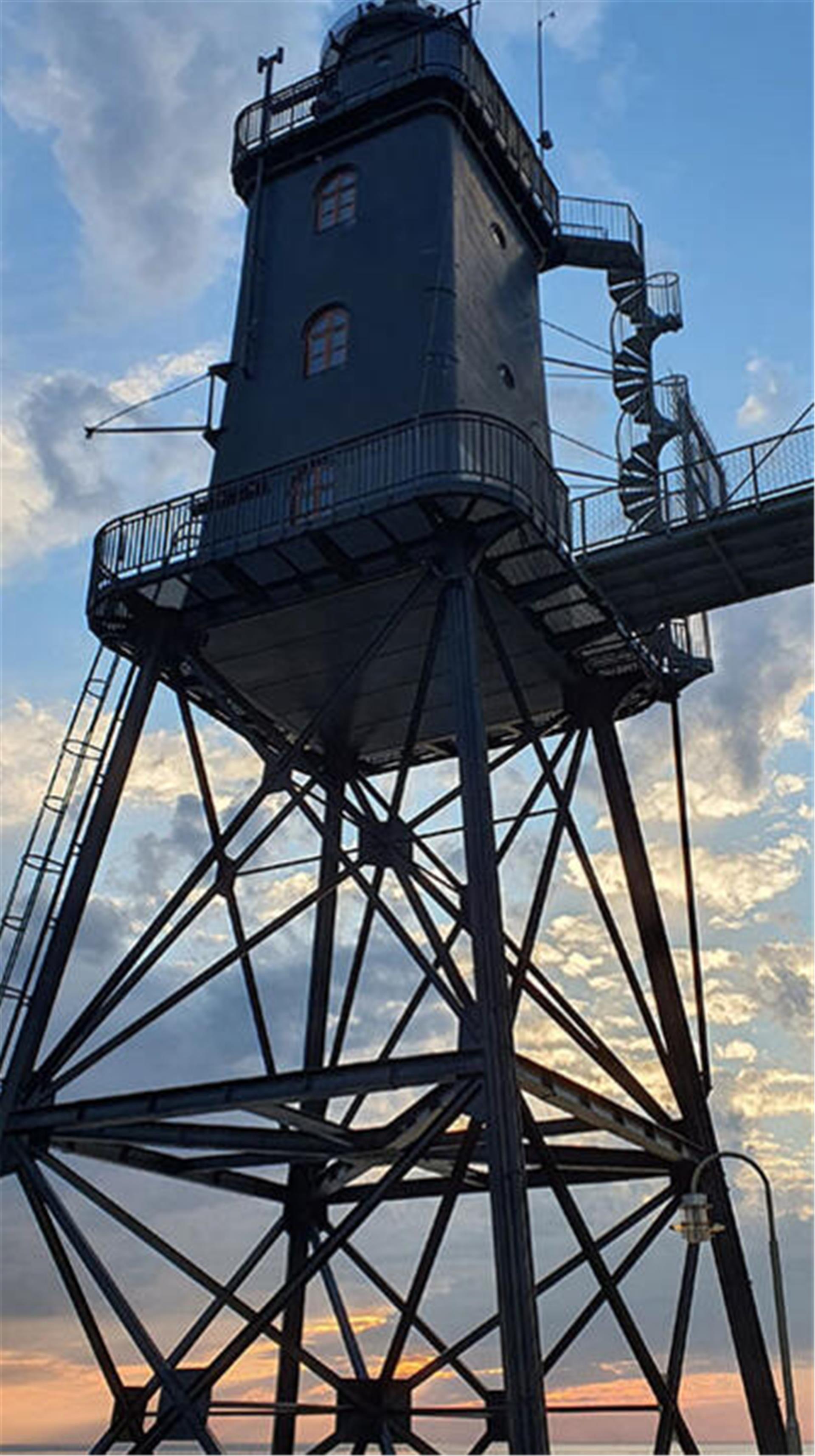 Der Leuchtturm Obereversand