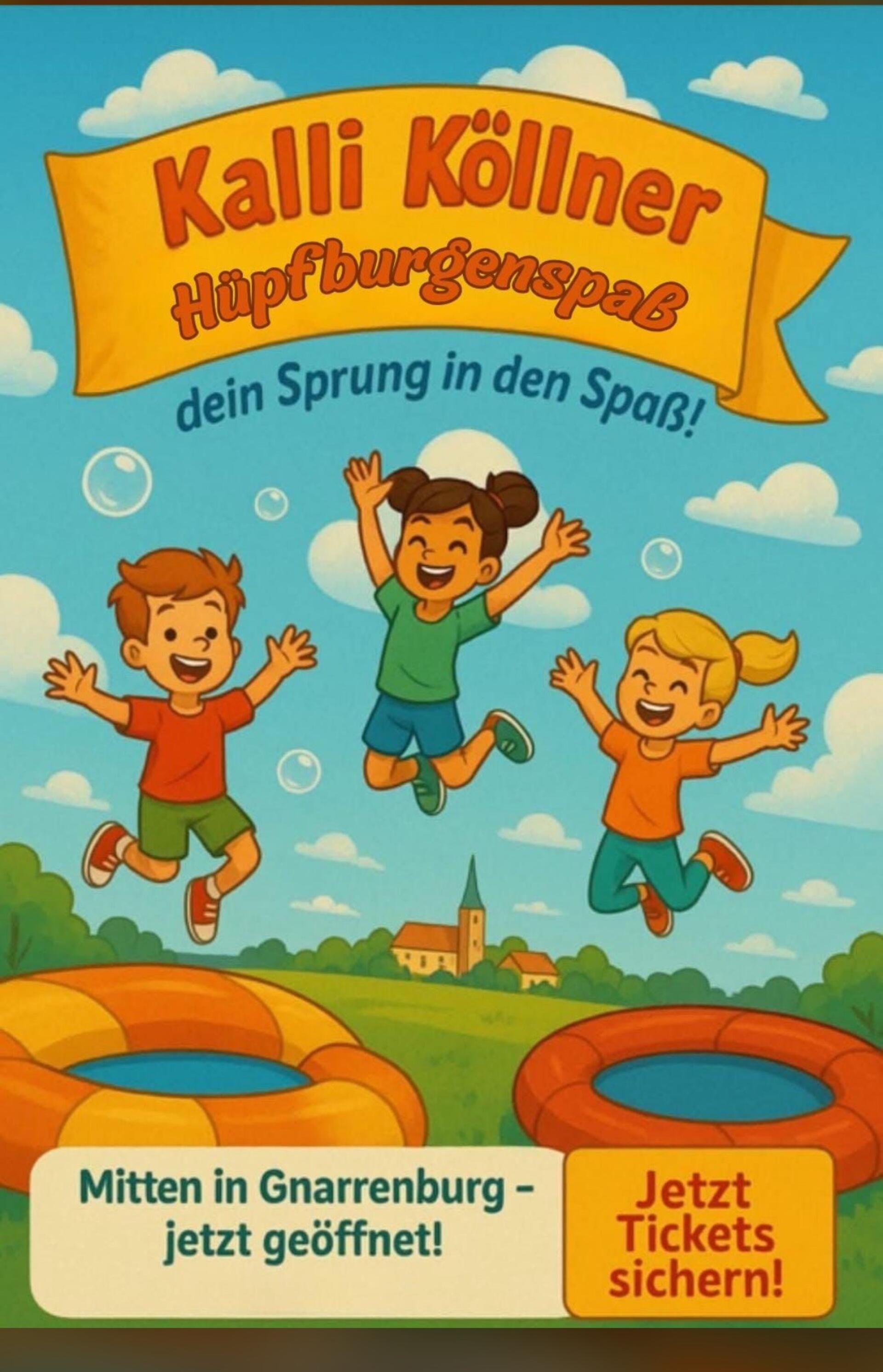 Der „Mega Hüpfburgen Spaß“ bietet Spiel und Spaß für Groß und Klein 