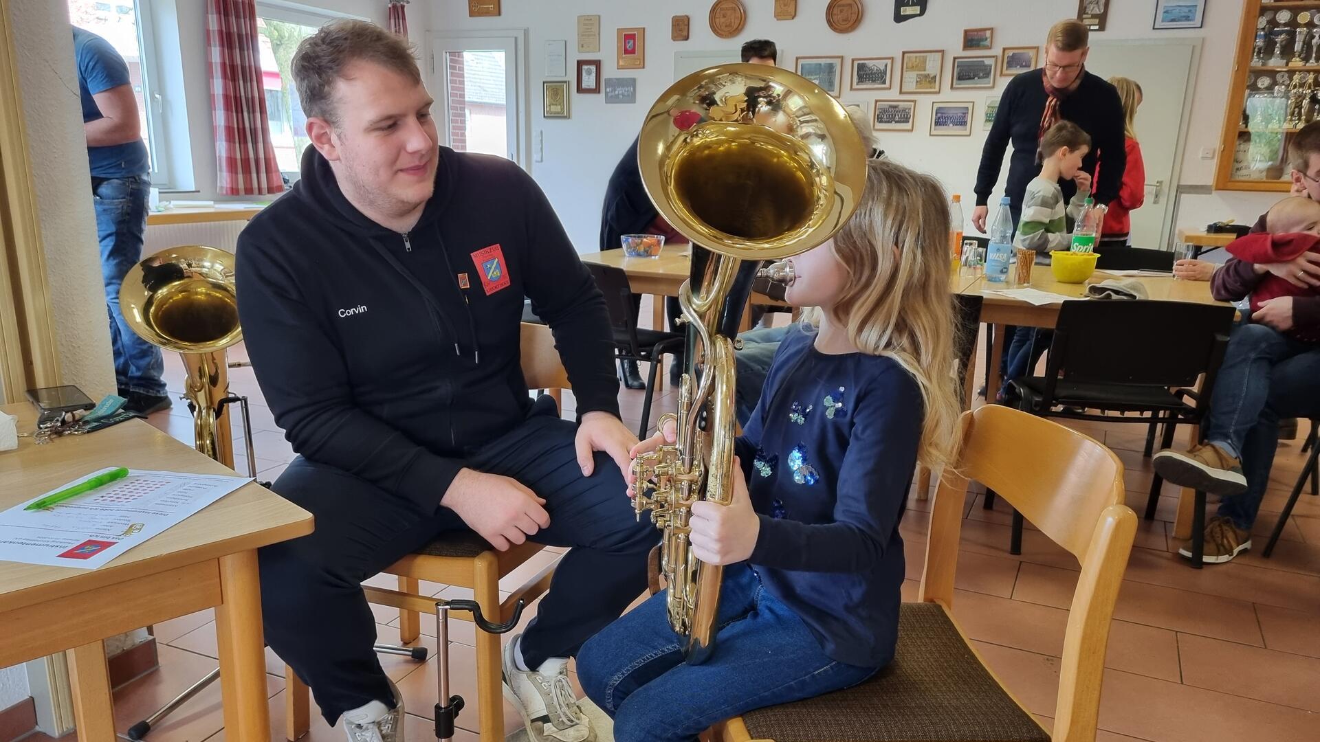Musikzug Kirchtimke lädt am 26. April von 14 bis 16 Uhr ins Dorfgemeinschaftshaus ein. Kinder von 6 bis 12 Jahren entdecken Instrumente.