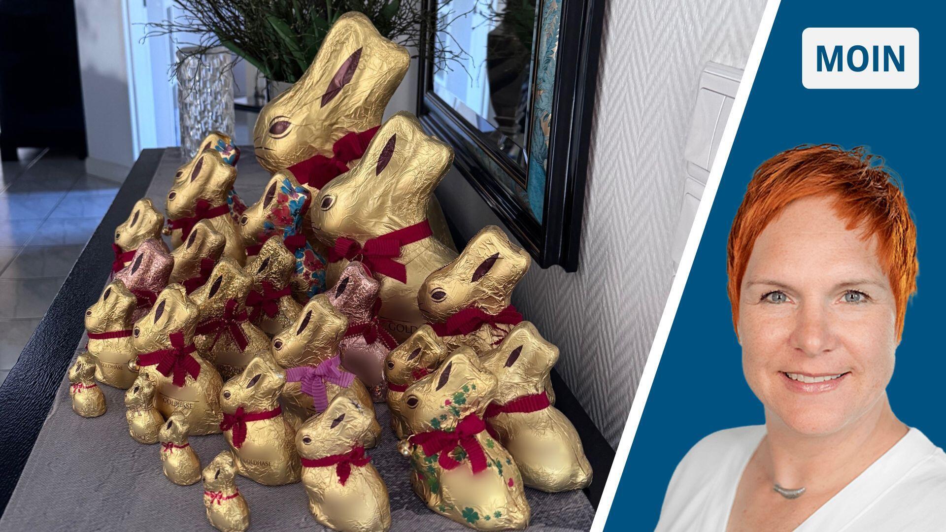Über große und kleine Osterhasen schreibt unsere Autorin: Die Lese haben kreative Lösungen für teure Osterschokolade in Bremerhaven.
