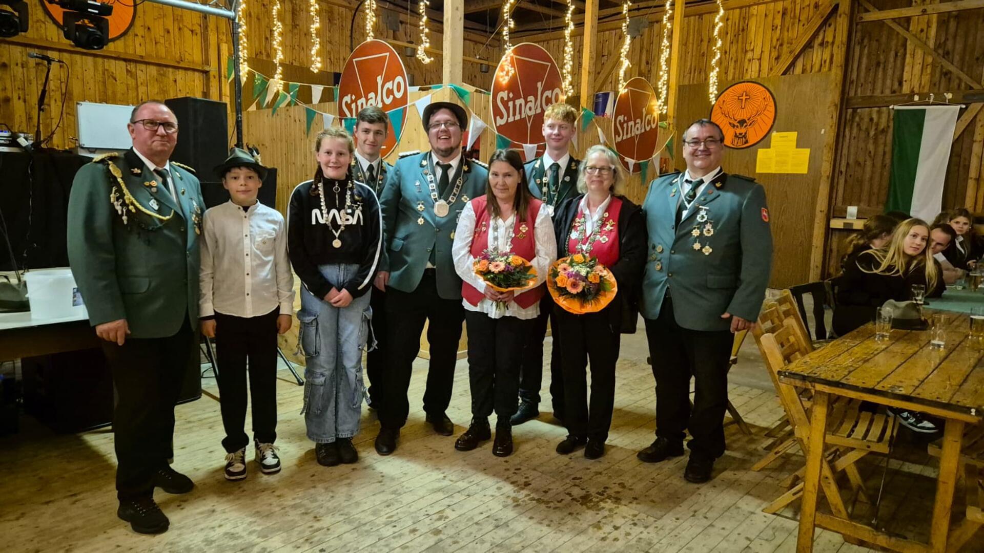 Gruppenfoto vom Schützenfest in Winkeldorf