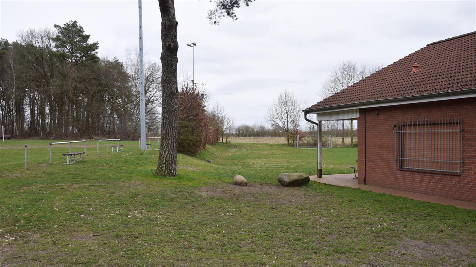 Der Sportplatz in Oldendorf.