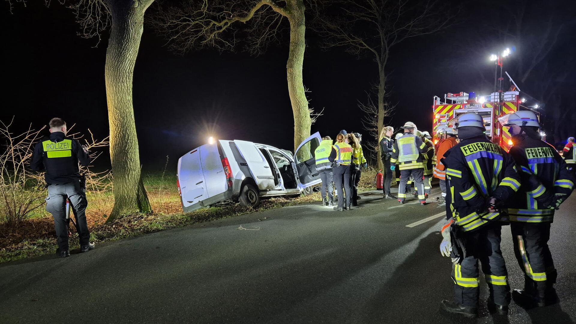 Der Zusammenprall war so heftig, dass der 39-Jährige noch an der Unfallstelle starb.